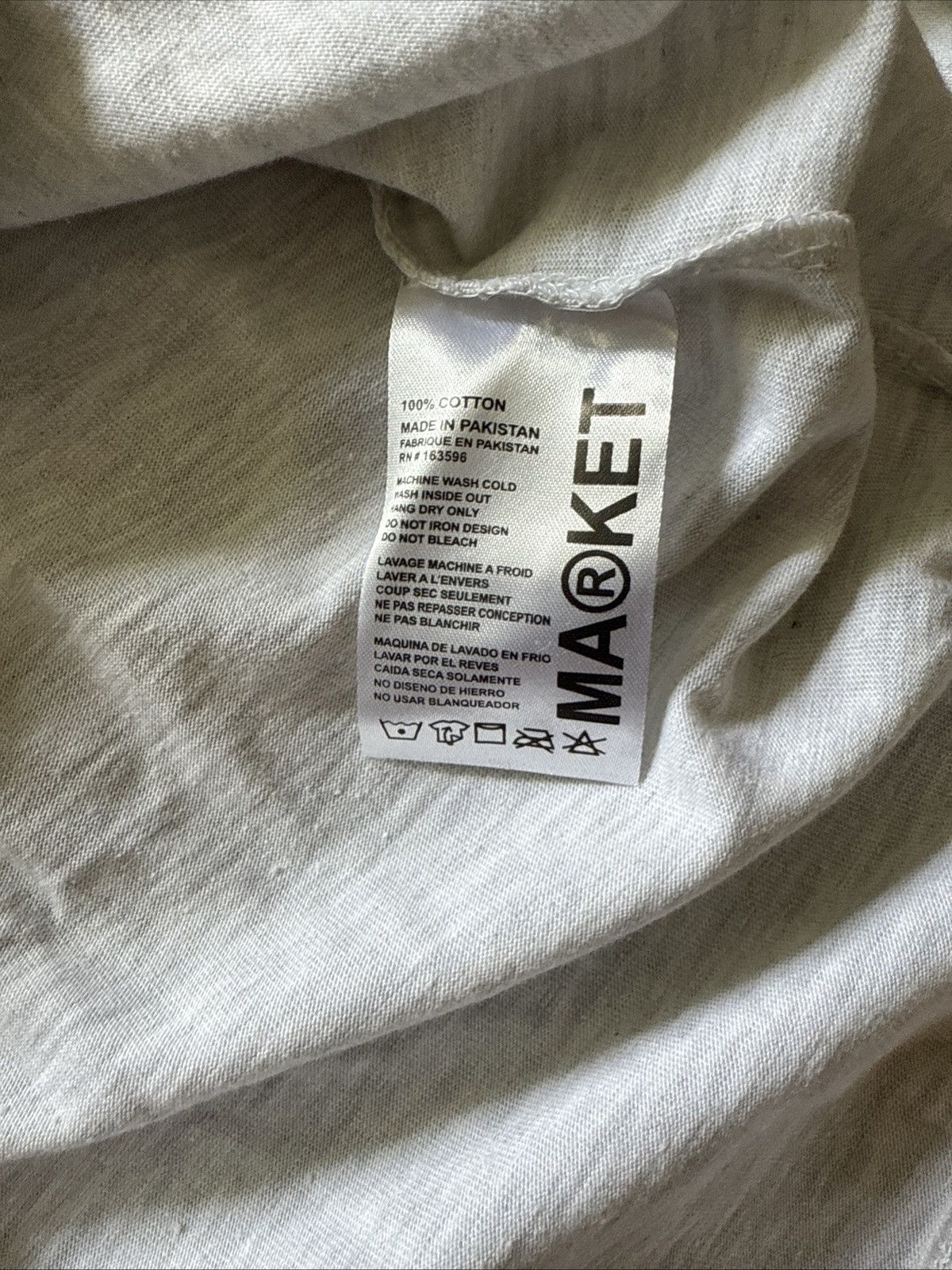 Market MARKET Classic Arch Logo T-Shirt Ash Grey XL Heavyweight Size US XL / EU 56 / 4 - 5 Thumbnail