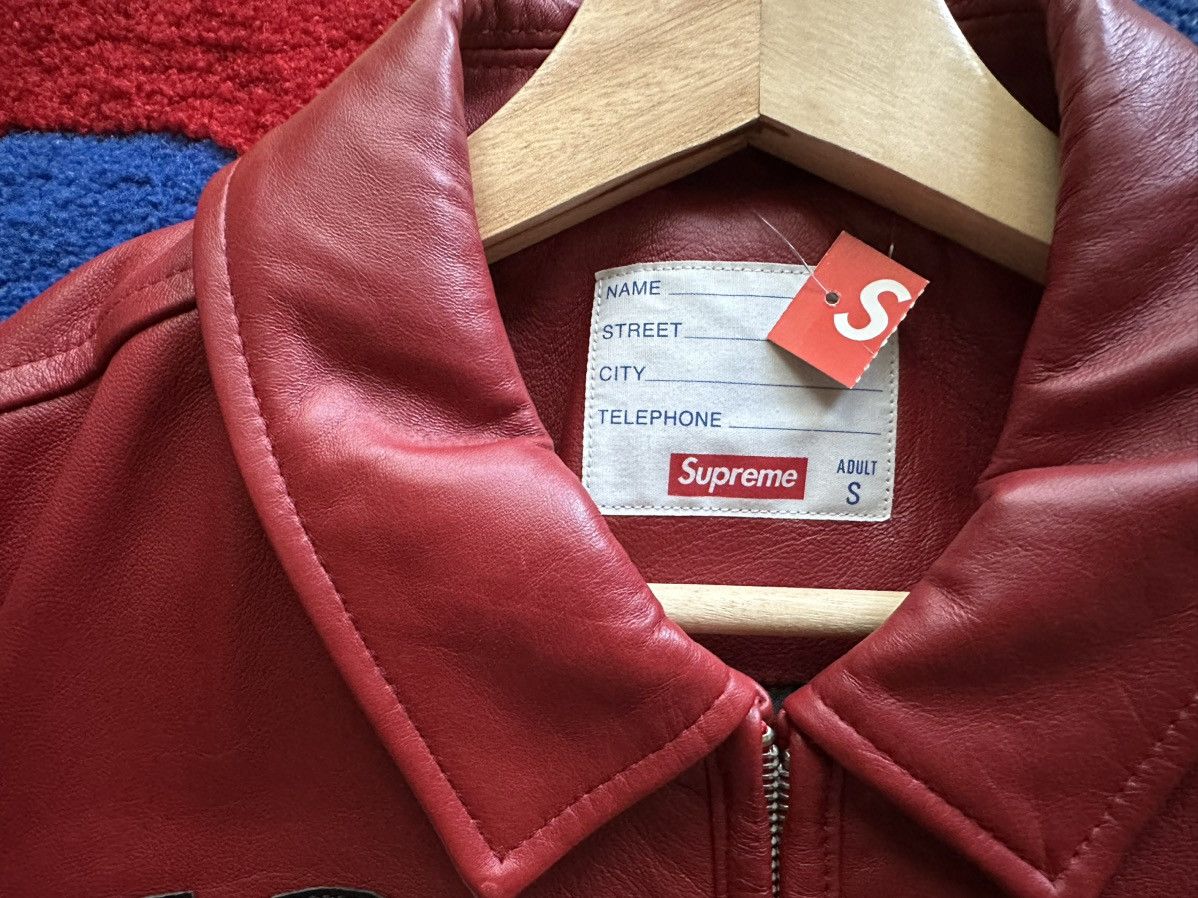 Supreme 2015 S/S Uptown Leather Varsity Size US S / EU 44-46 / 1 - 3 Thumbnail