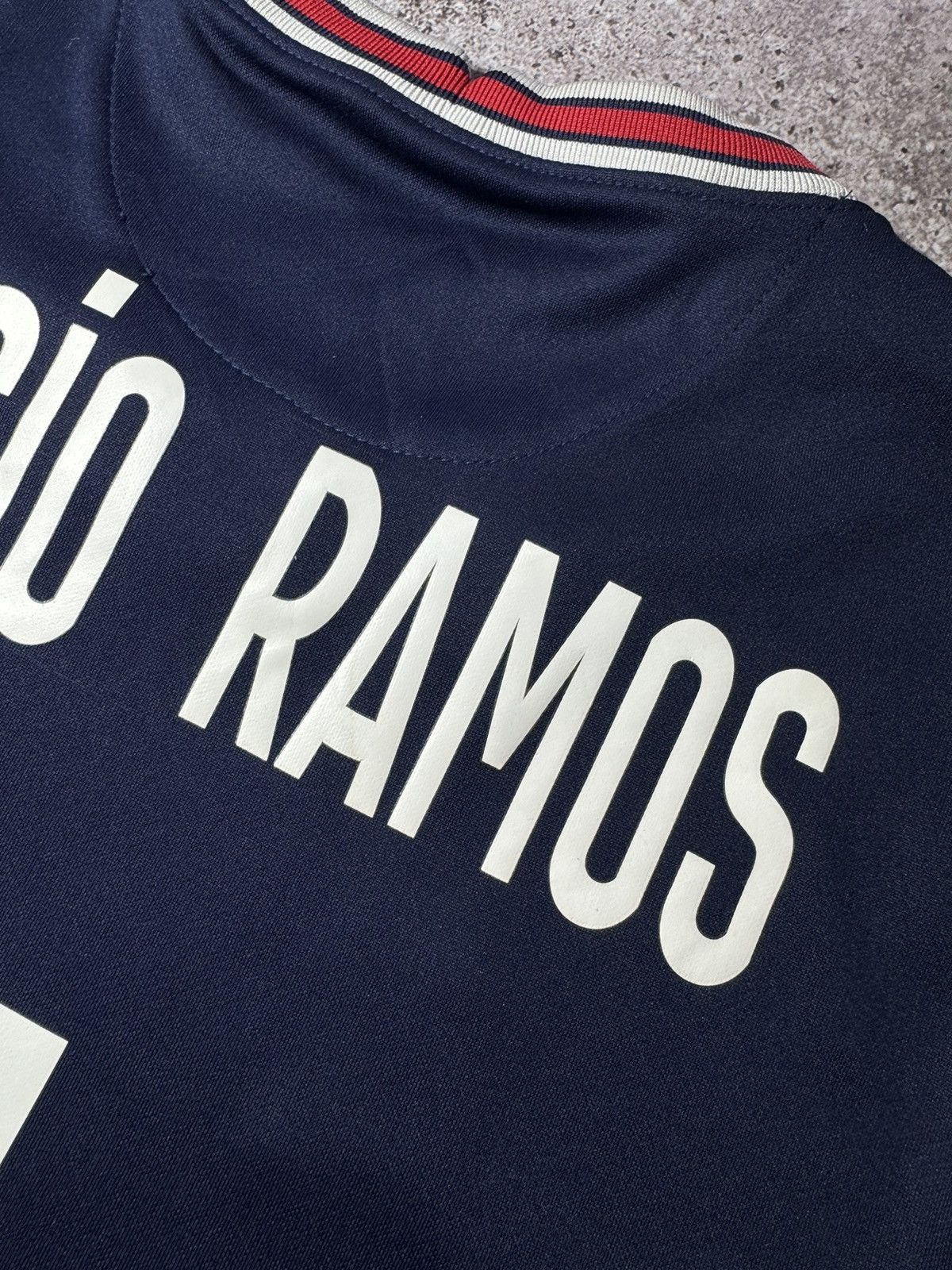 Jordan Brand Paris Saint-Germain 2021-22 Sergio Ramos Home Soccer Jersey Size US L / EU 52-54 / 3 - 6 Thumbnail