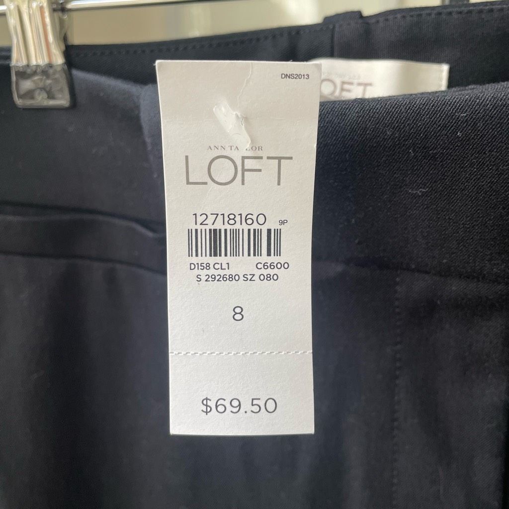 Loft NWT Loft Kate Straight Leg Trousers Career Pants $70 8 Size 30" / US 8 / IT 44 - 4 Thumbnail