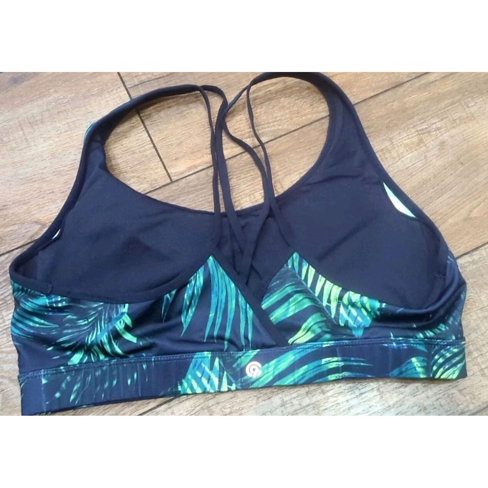 Champion Champion Sports Bra XL Multicolor Leaf Design Women Wire Free/Removable Pads Not Removable Padded? (adjusted) Size ONE SIZE - 2 Thumbnail