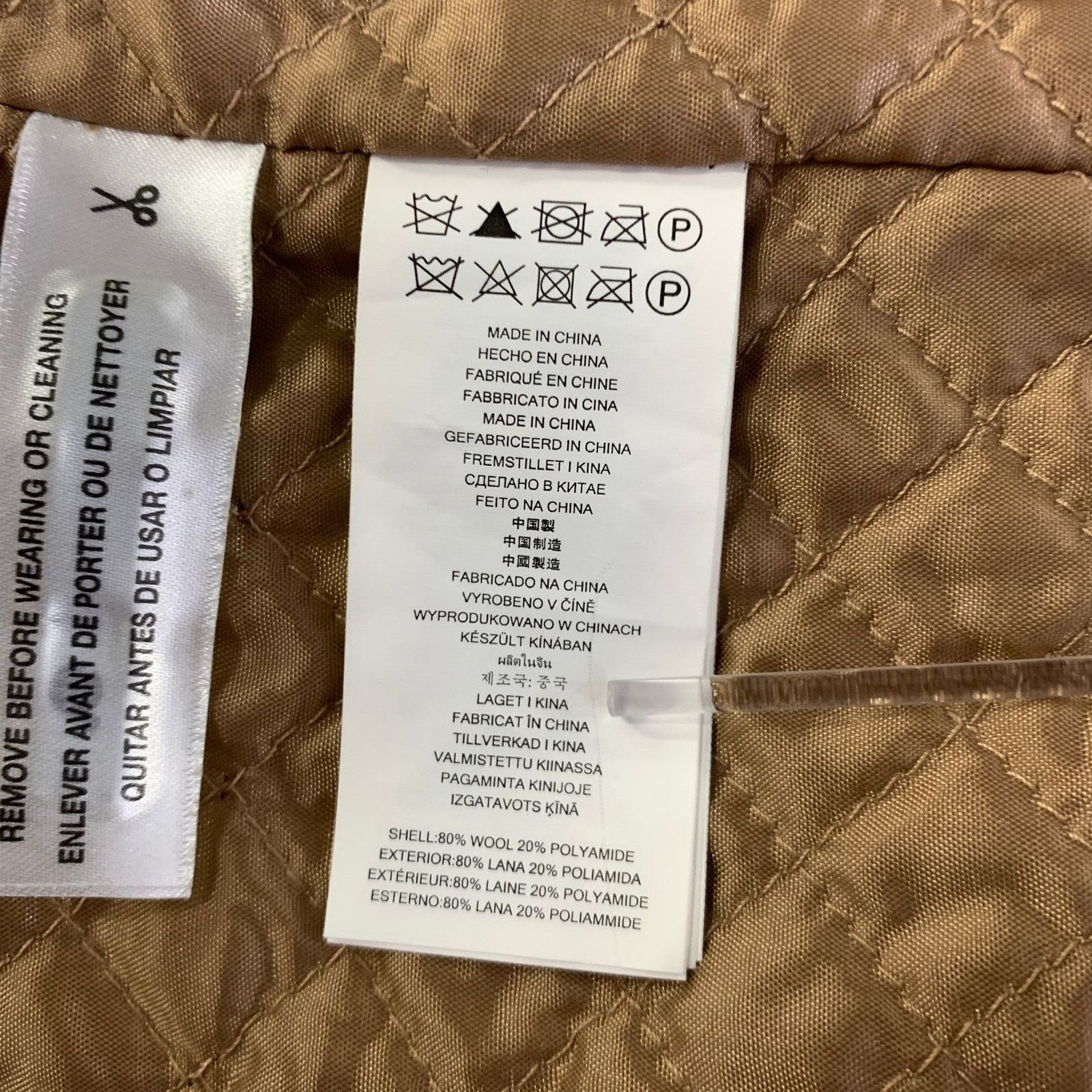 Michael Kors MICHAEL KORS XL Camel Wool Blend Fur Collar Double Coat Size XL / US 12-14 / IT 48-50 - 9 Thumbnail