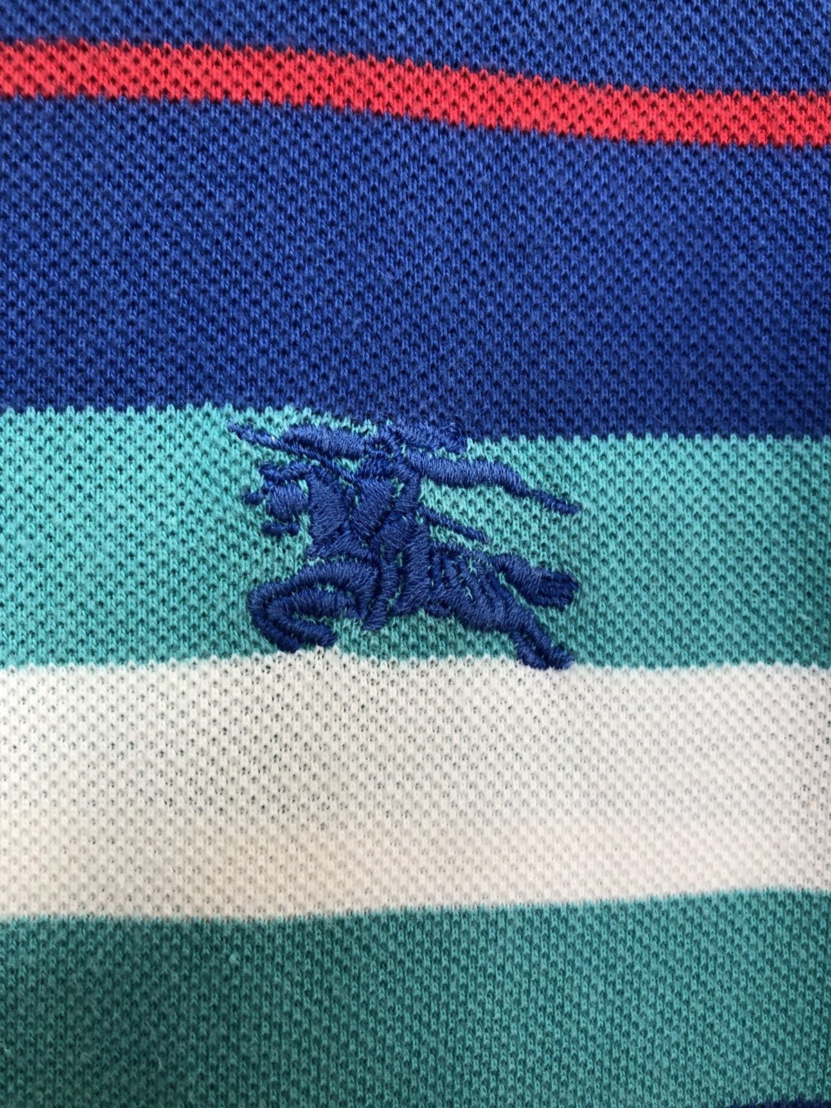Burberry × Vintage Vintage Burberrys Striped T-Shirt Size US M / EU 48-50 / 2 - 2 Thumbnail