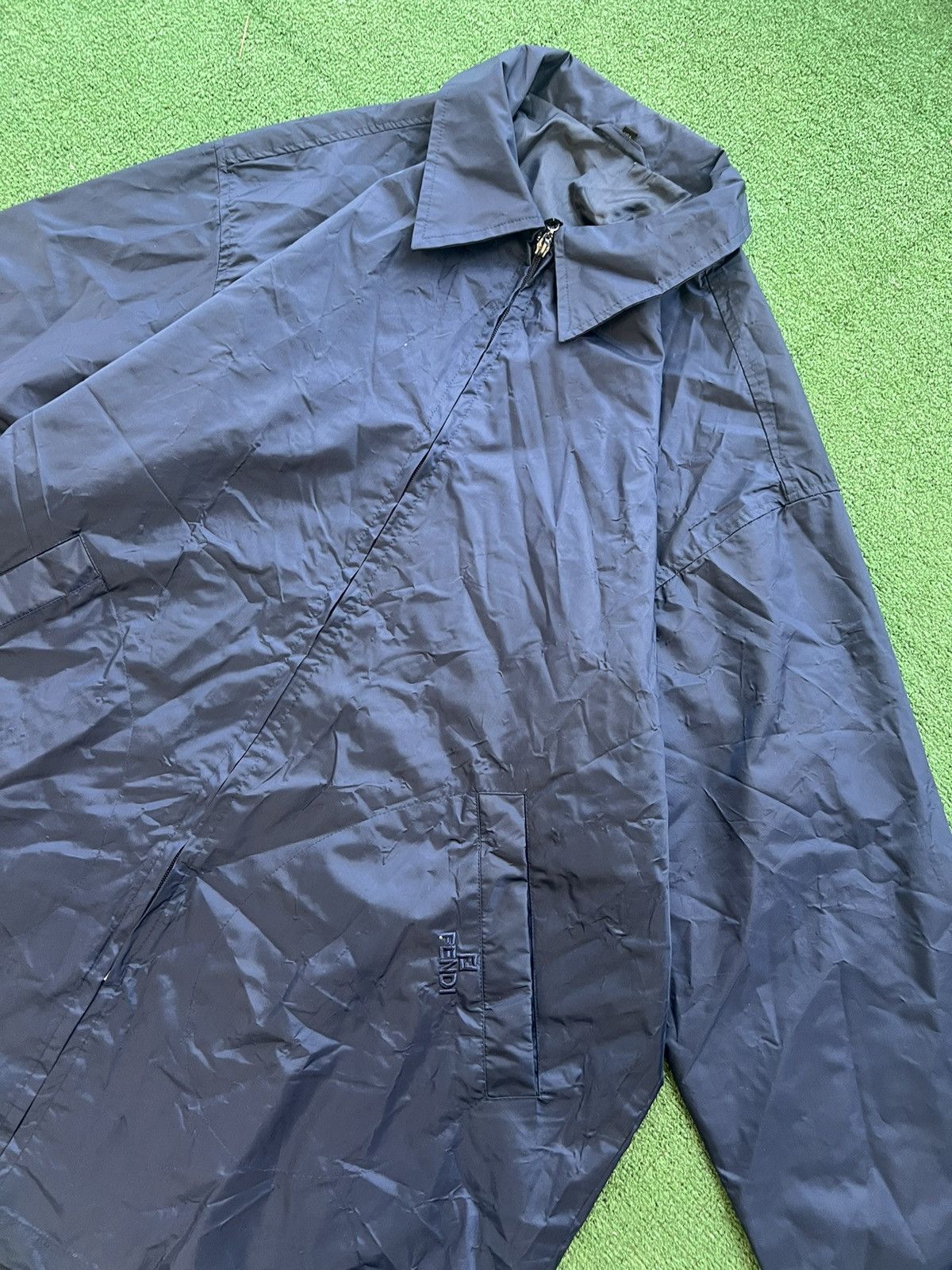 Fendi × Vintage Vintage Fendi Nylon Long Jacket Coat Size US M / EU 48-50 / 2 - 4 Thumbnail