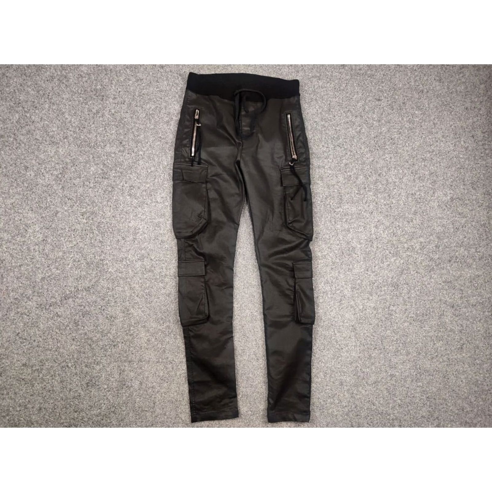 Vagabond Vagabond Black Slim Cargo Pants Rick Owens Style Mens Regular Size US 33 - 5 Thumbnail