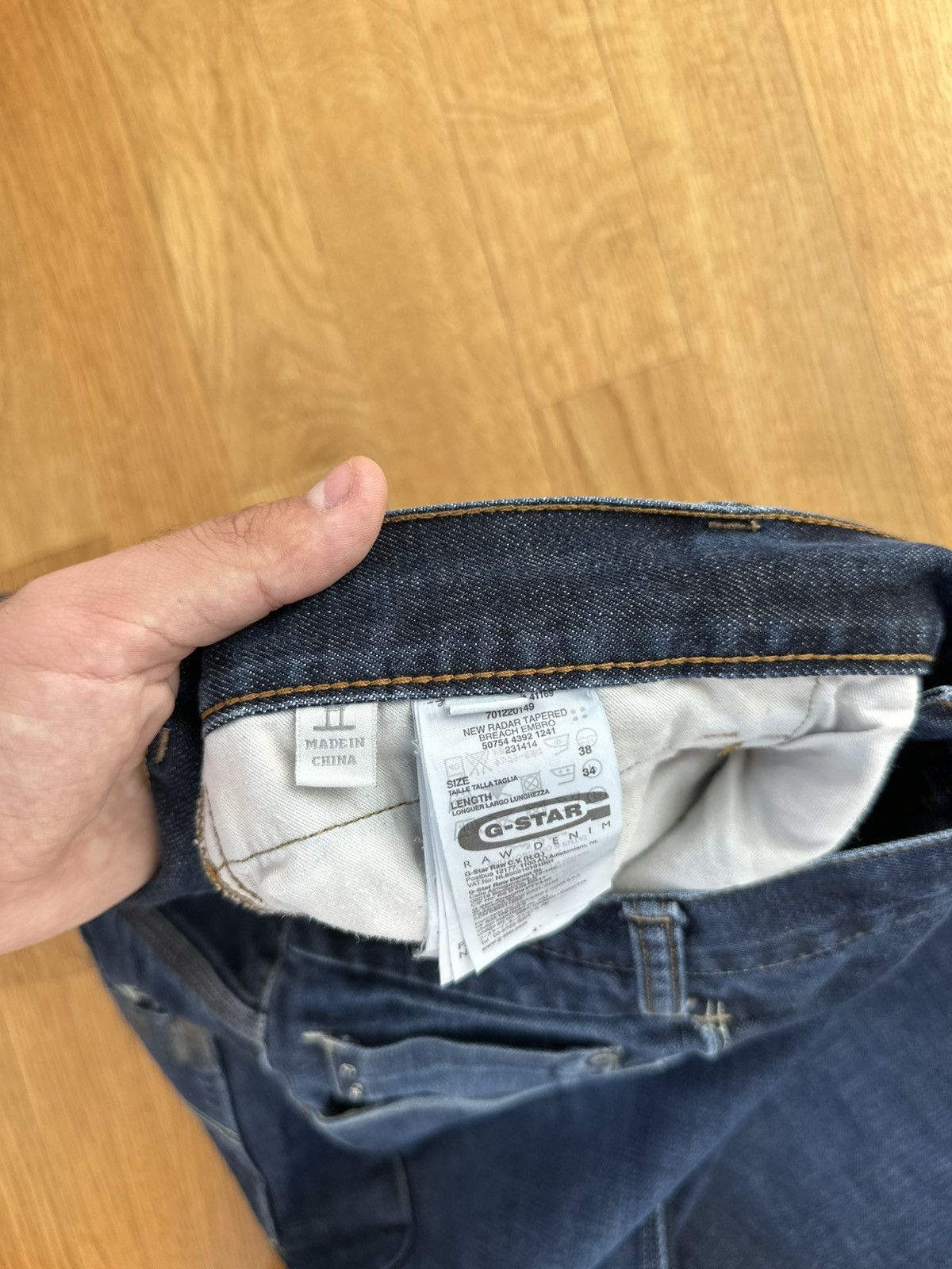 G-Star Vintage G-star Raw Denim Blue Jeans Bag Logo Fit 38/34 Size Size US 38 / EU 54 - 17 Thumbnail