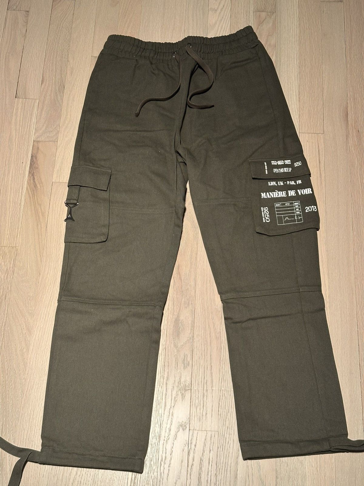 Maniere De Vior Maniere De Voir Army Green Cargo pants Size US 30 / EU 46 - 1 Thumbnail
