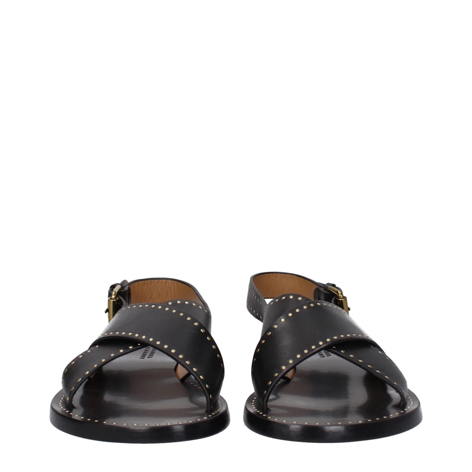 Isabel Marant ob1o1e1124 Leather Sandals in Black Size US 6 / IT 36 - 3 Thumbnail
