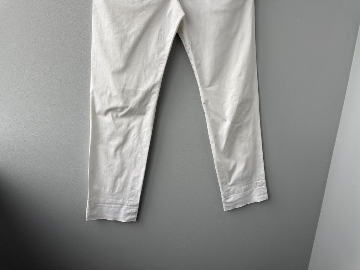 Jil Sander Jil Sander White Pants Size 26" / US 2 / IT 38 - 3 Thumbnail