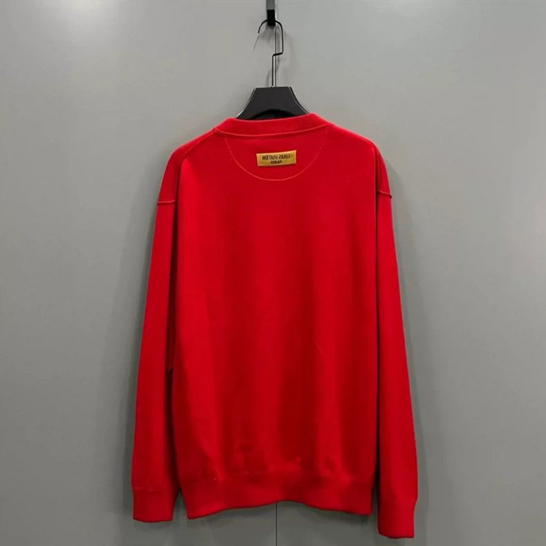 Louis Vuitton Louis Vuitton Pullover cashmere sweater with red back logo Size US XL / EU 56 / 4 - 2 Thumbnail