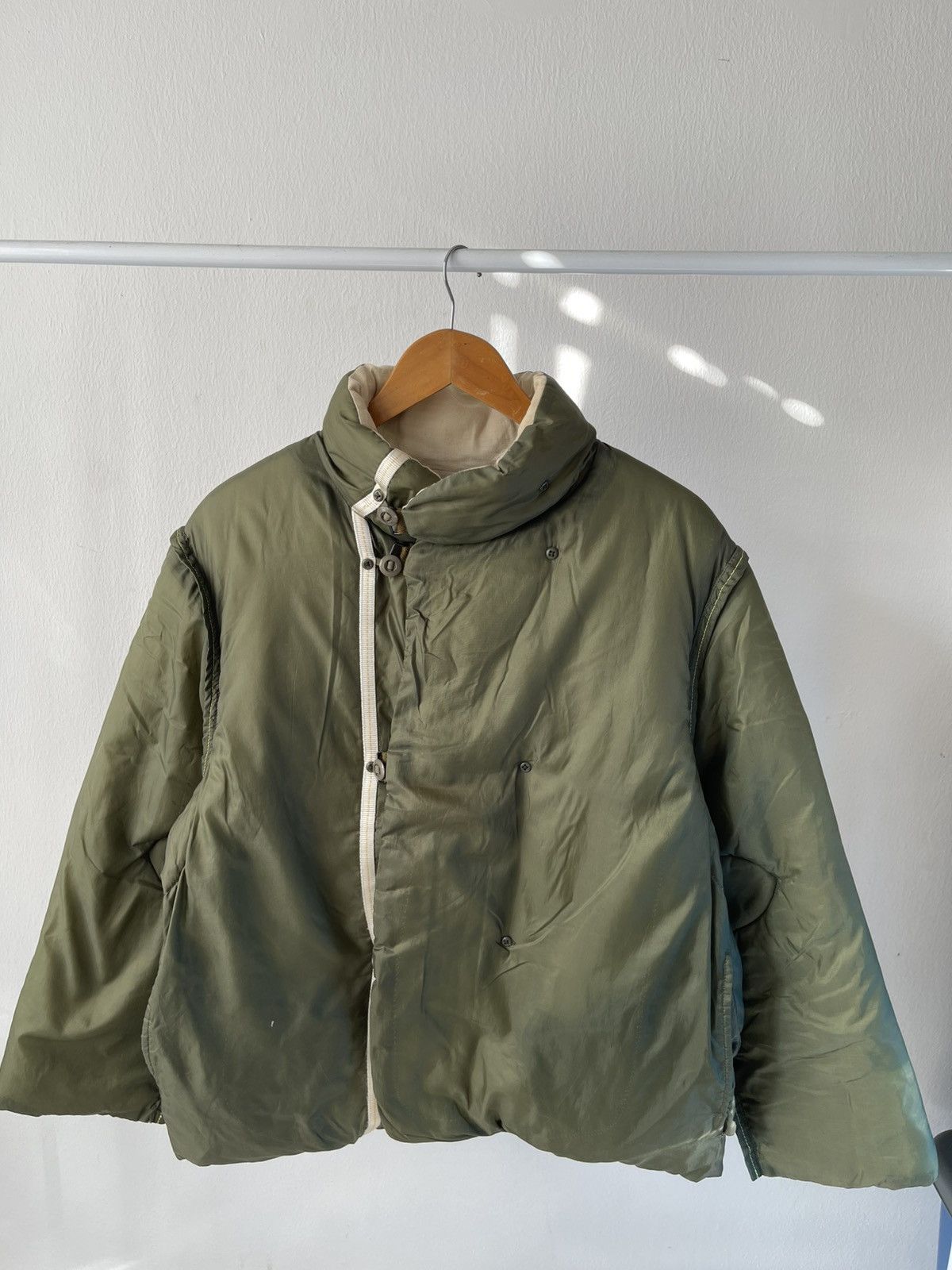 Grailed × Japanese Brand 2000s JipiJapa Army Green Puffer Reversible Jacket Size US L / EU 52-54 / 3 - 2 Thumbnail