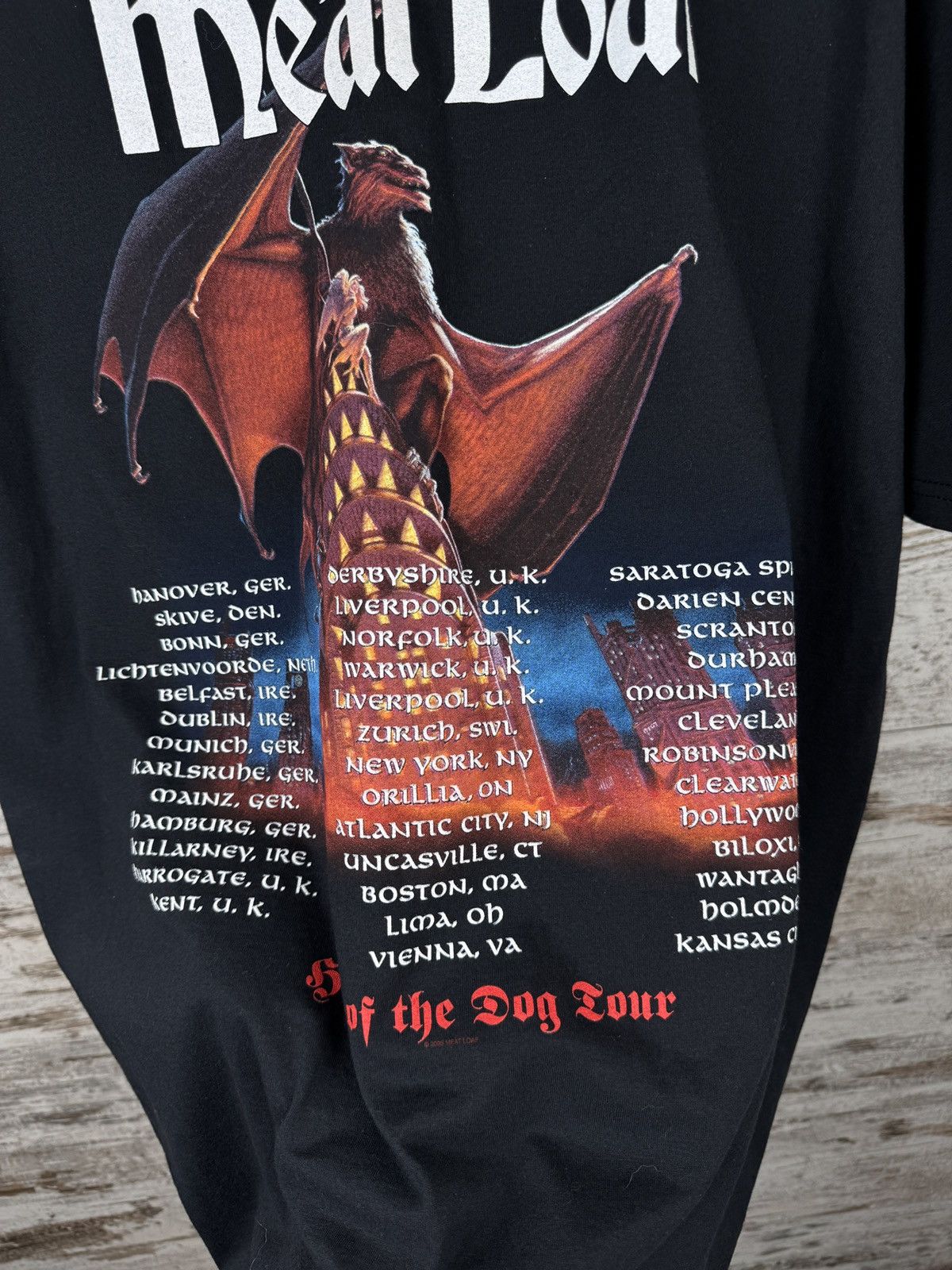 Vintage Mens Vintage Meat Loaf T-shirt 2005 tee rock band Size US XL / EU 56 / 4 - 12 Thumbnail