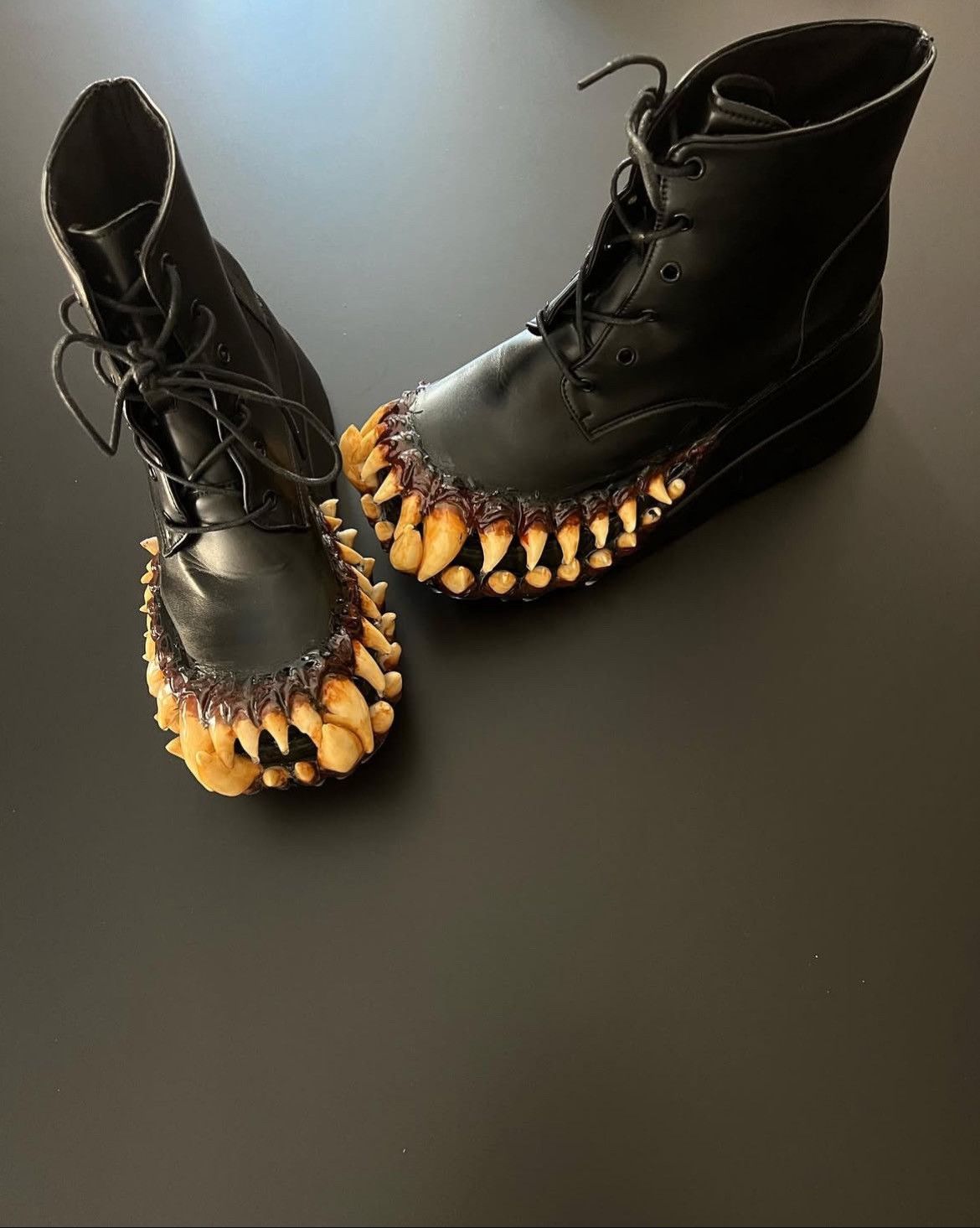 Japanese Brand a.m nightmare venom teeth boot | Grailed