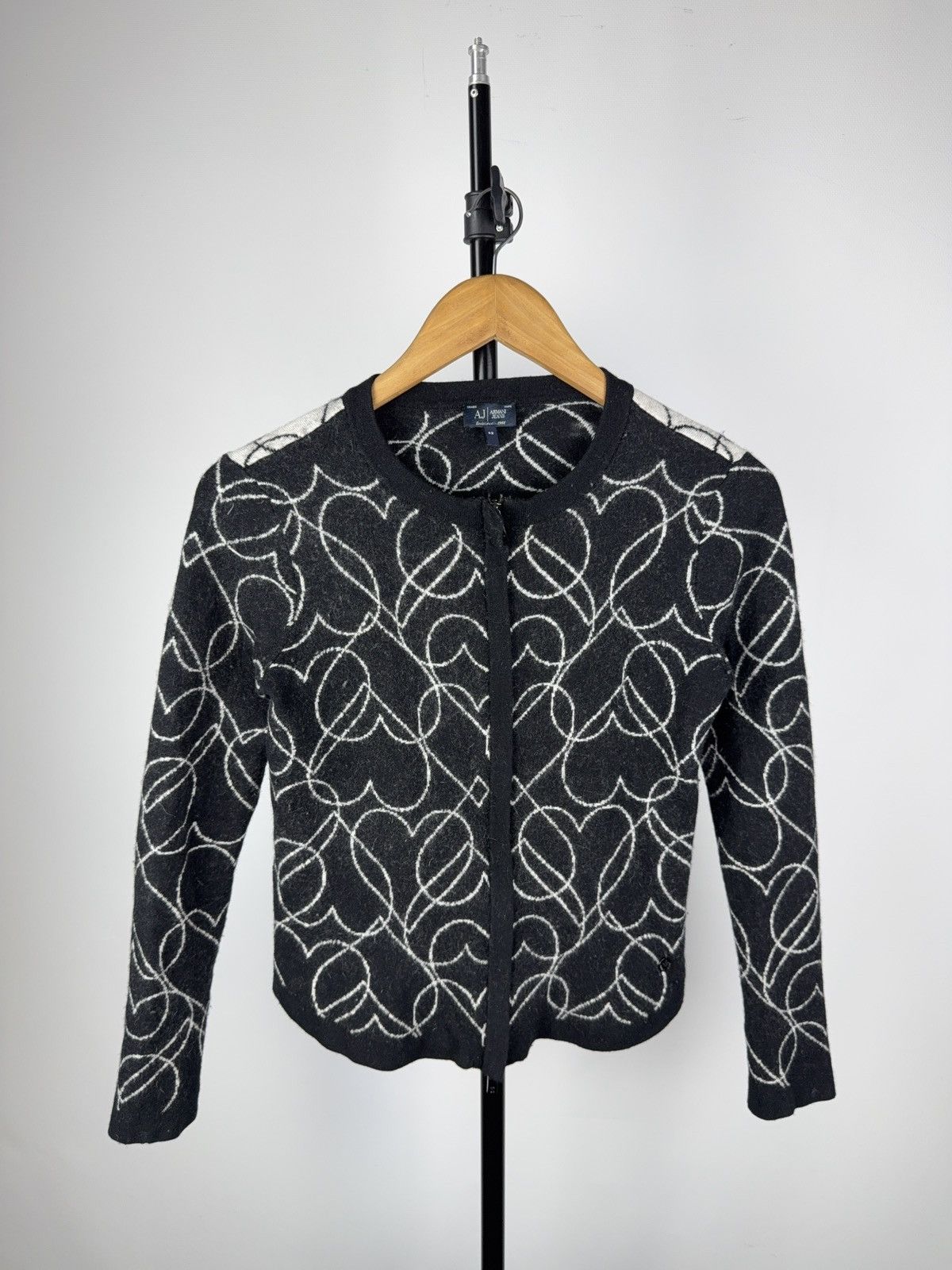 Armani Luxury 00s Designer Armani Jeans full zip sweater Size M / US 6-8 / IT 42-44 - 1 Thumbnail