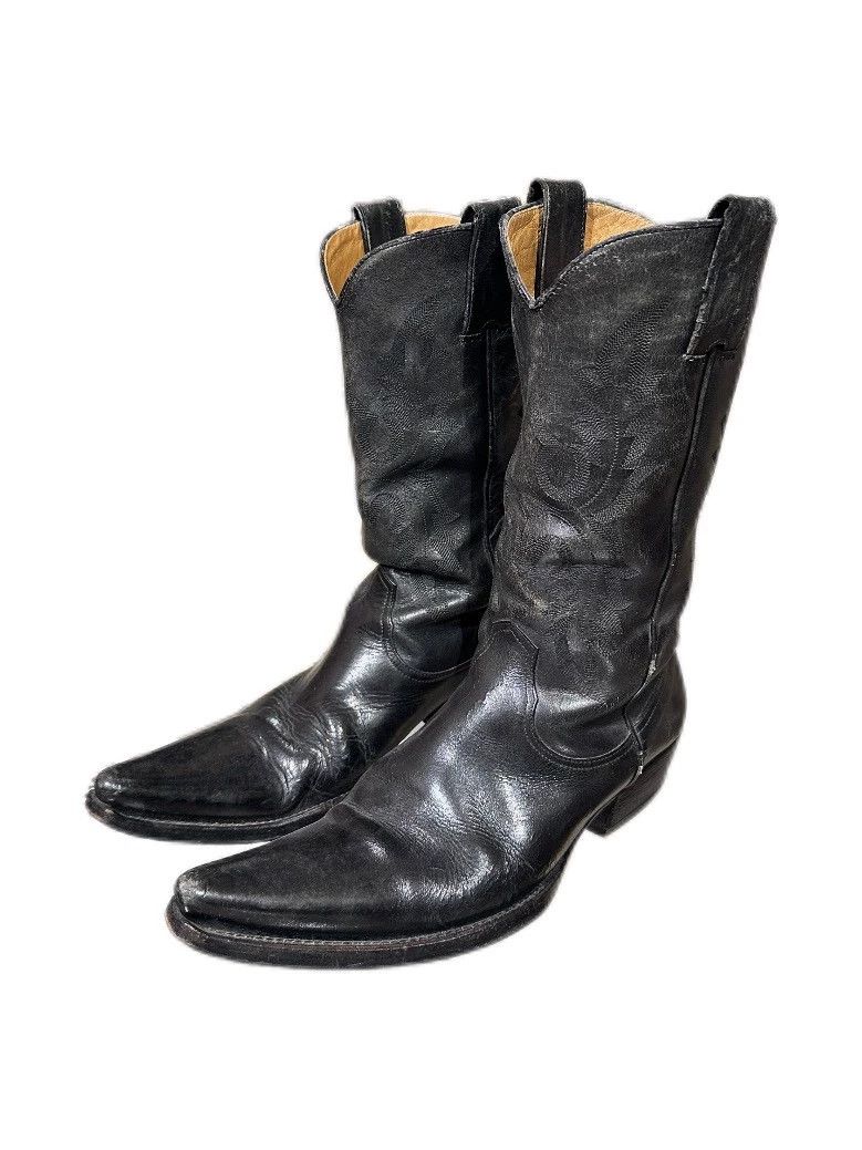 SARTORIO Sartore Vtg PointedToe Western Boots 40-41 IT Size US 7 / EU 40 - 3 Thumbnail