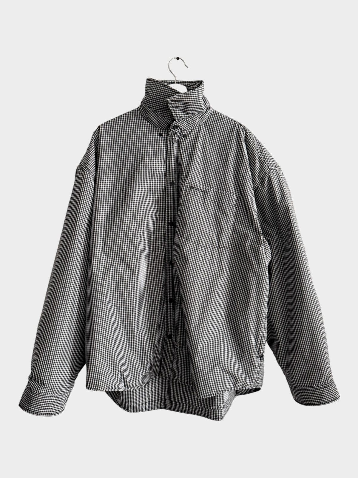 Balenciaga ARCHIVAL! Balenciaga Oversized Plaid Flannel Shirt Jacket Size US M / EU 48-50 / 2 - 1 Thumbnail