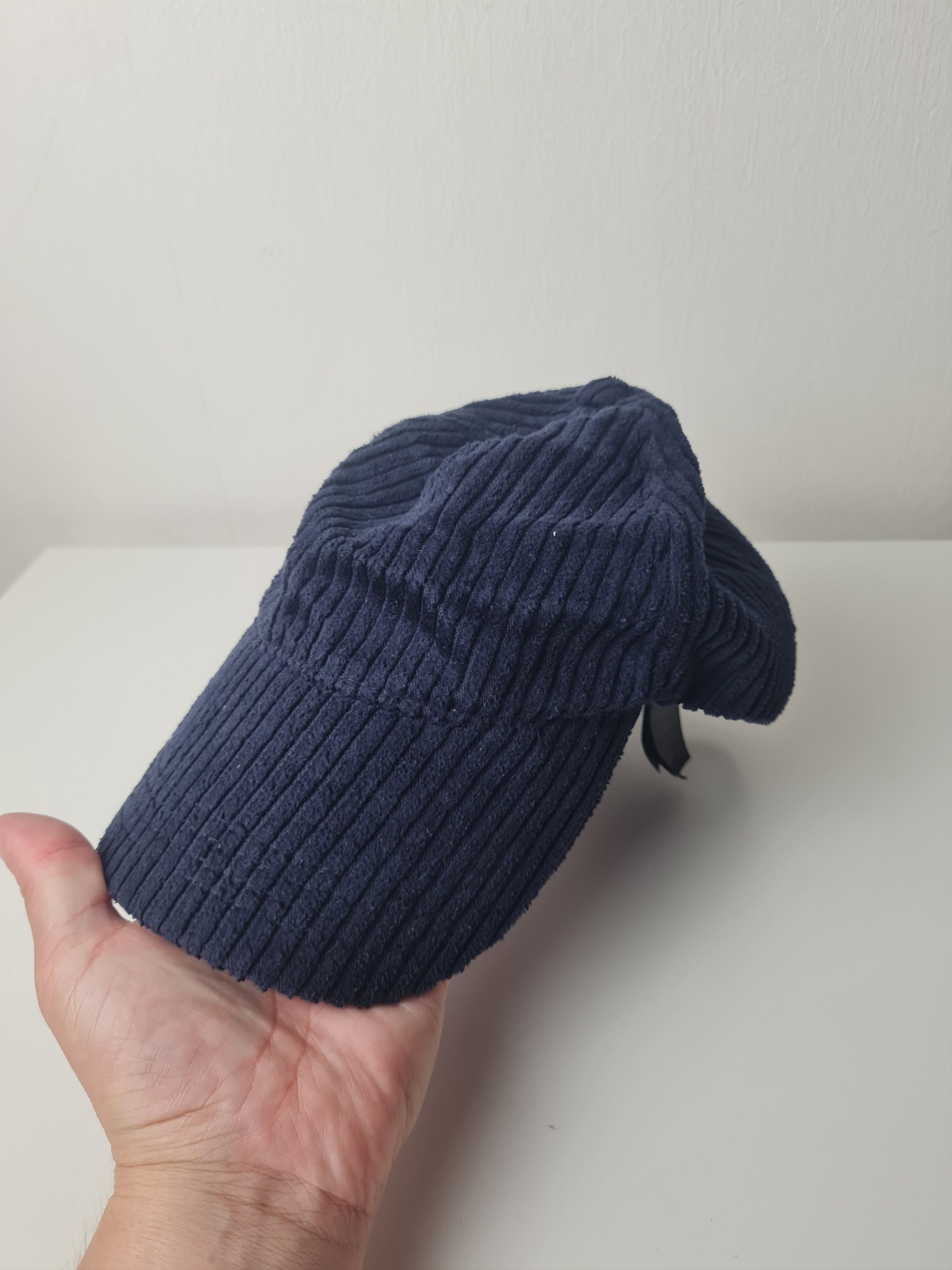 Ted Baker Ted Baker London Corduroy Baseball Cap Navy Hat Cord Cotton Size ONE SIZE - 1 Thumbnail