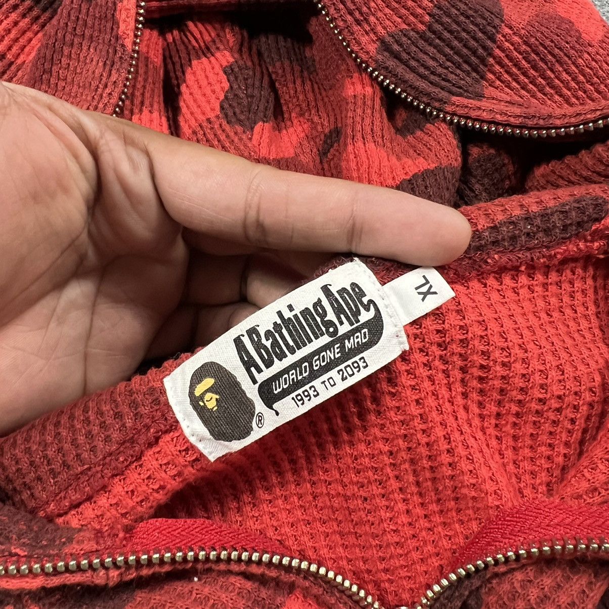 Bape × Nigo BAPE HEAD RED CAMO FULL ZIP HOODIE Size US XL / EU 56 / 4 - 6 Thumbnail