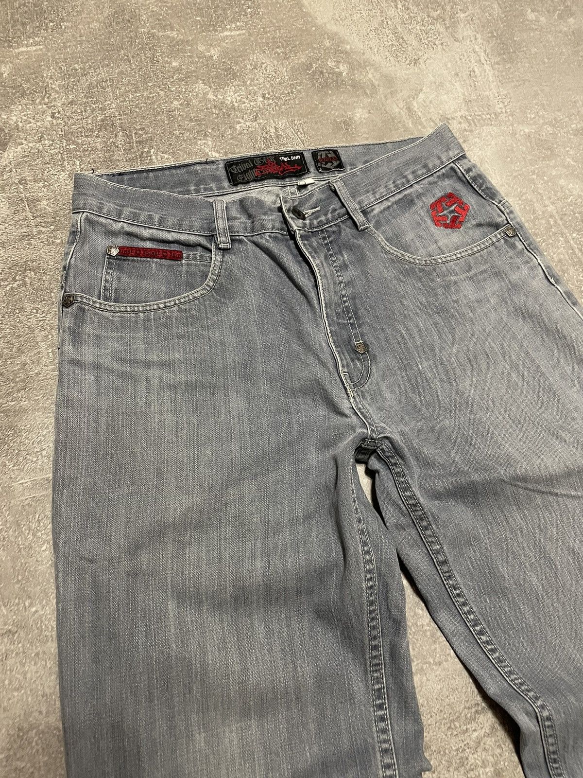 JNCO × Tribal Streetwear Vintage Tribal Street Wear Rap Jeans Jnco Style Size US 32 / EU 48 - 10 Thumbnail