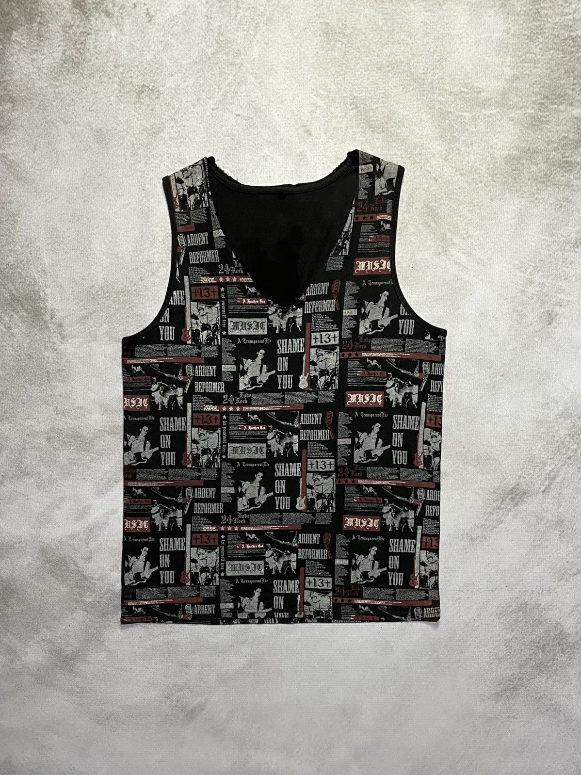 Hysteric Glamour Japanese Brand Punk Tank Top Size US L / EU 52-54 / 3 - 1 Thumbnail