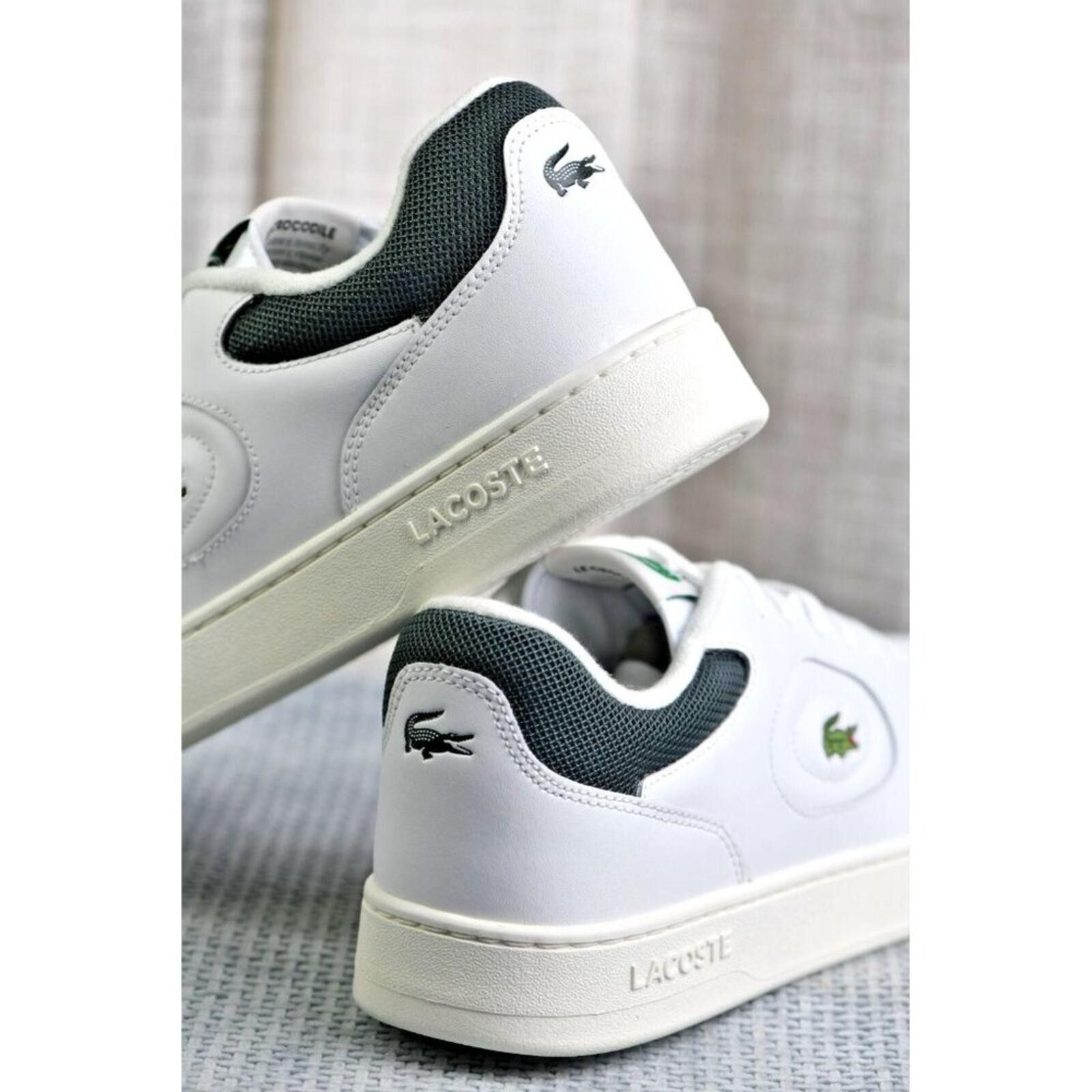 Lacoste LaCoste Lineset 223 Leather | White/Dark Green Size US 11 / EU 44 - 7 Thumbnail