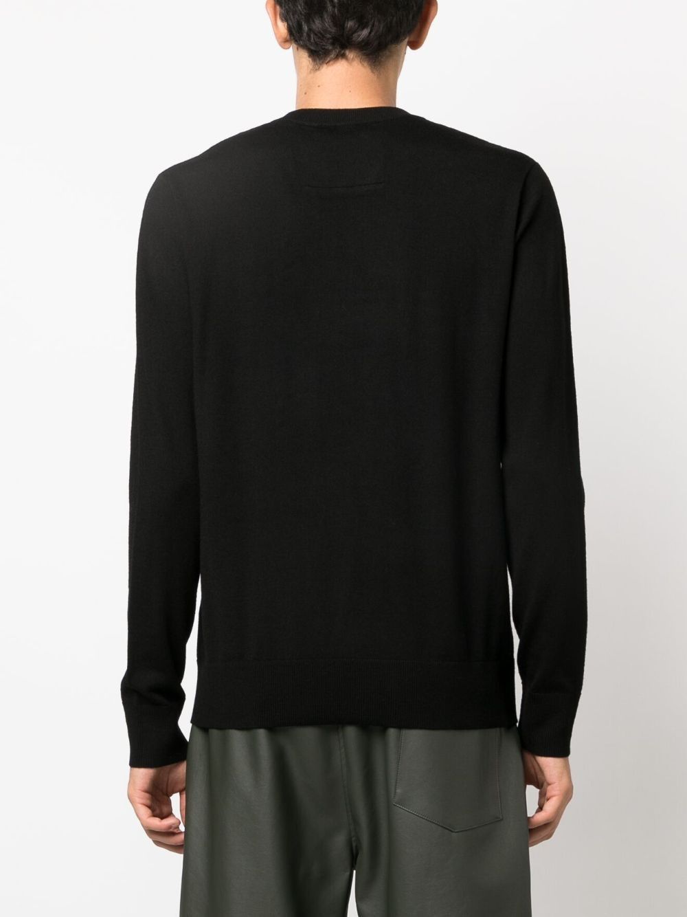 Givenchy o1srvl11e0824 Logo-Intarsia Wool Jumper in Black Size US M / EU 48-50 / 2 - 4 Thumbnail