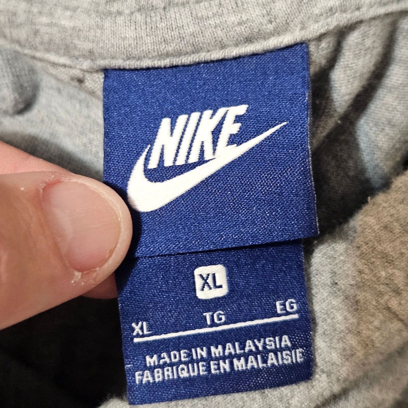 Nike Nike Sportswear Hoodie Pullover Lightweight Cotton Gray XL Mens Size Regular Capable Size US XL / EU 56 / 4 - 3 Thumbnail