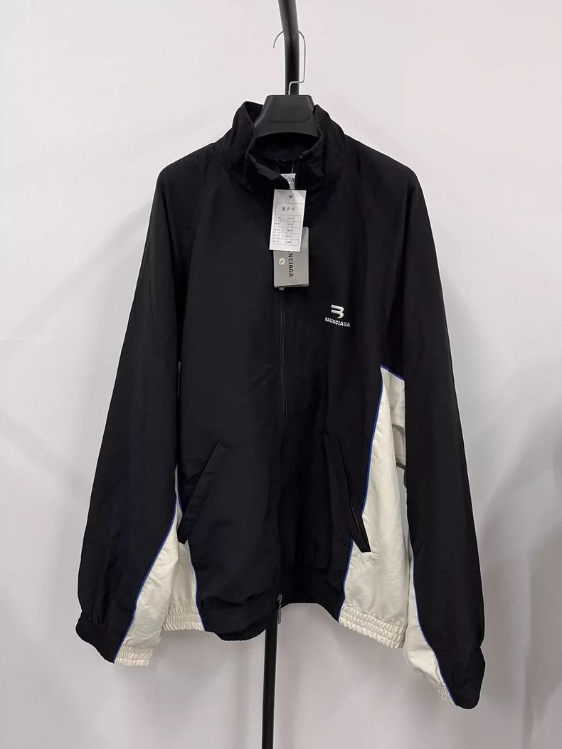 Balenciaga Balenciaga Color Block Zip Up Jacket- DMC Size US M / EU 48-50 / 2 - 1 Thumbnail