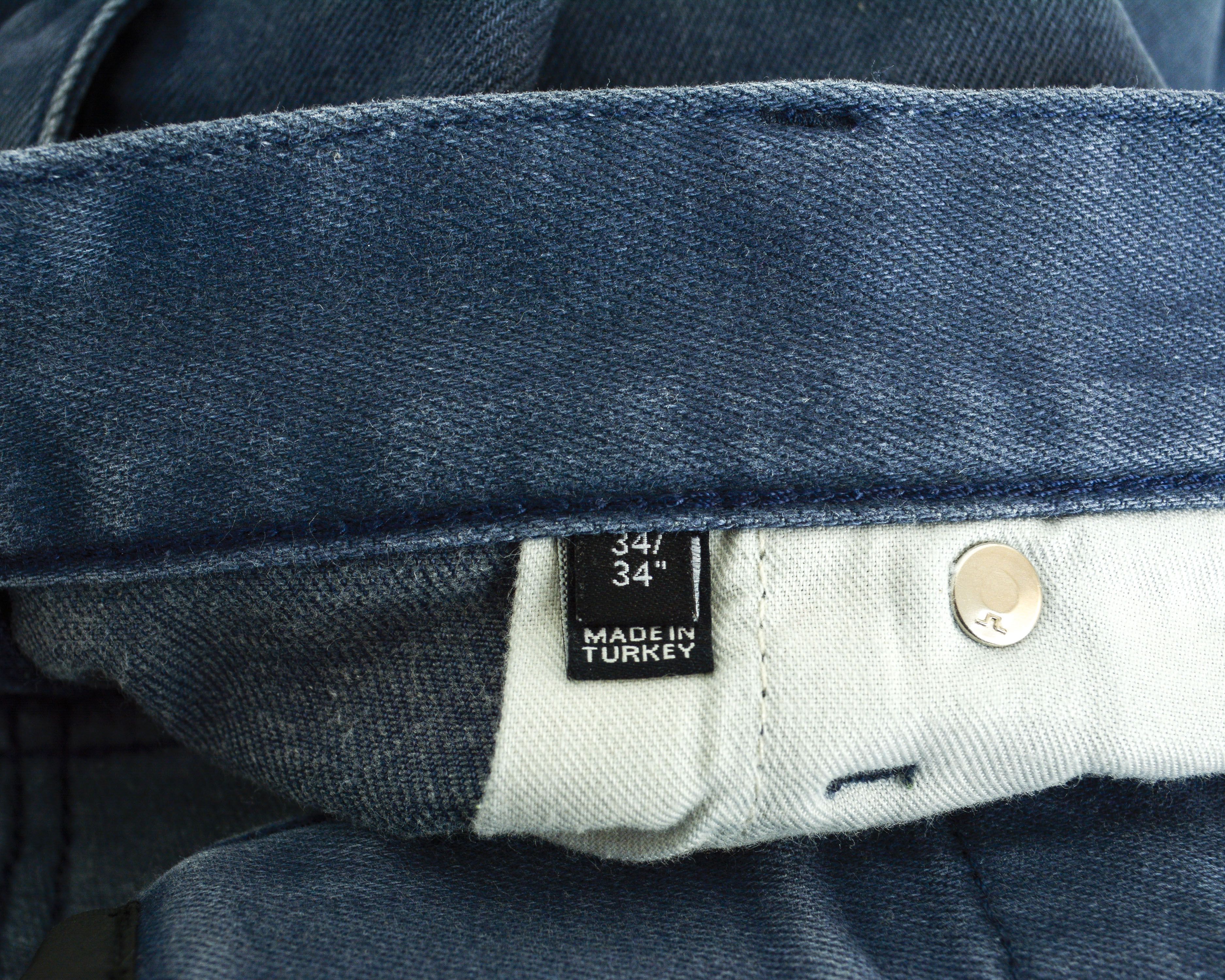 J.Lindeberg Jay Dressed W34 L34 Jeans Denim Pants Trousers Zip Slim Size US 34 / EU 50 - 5 Thumbnail