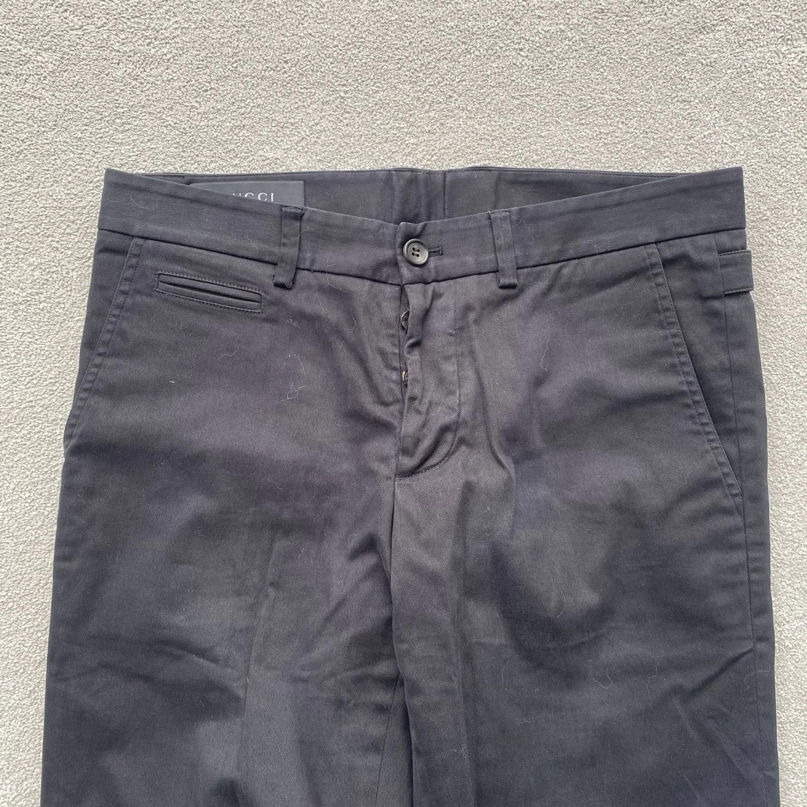 Gucci Gucci Cuffed Trousers Black Size 48 Size US 32 / EU 48 - 2 Thumbnail