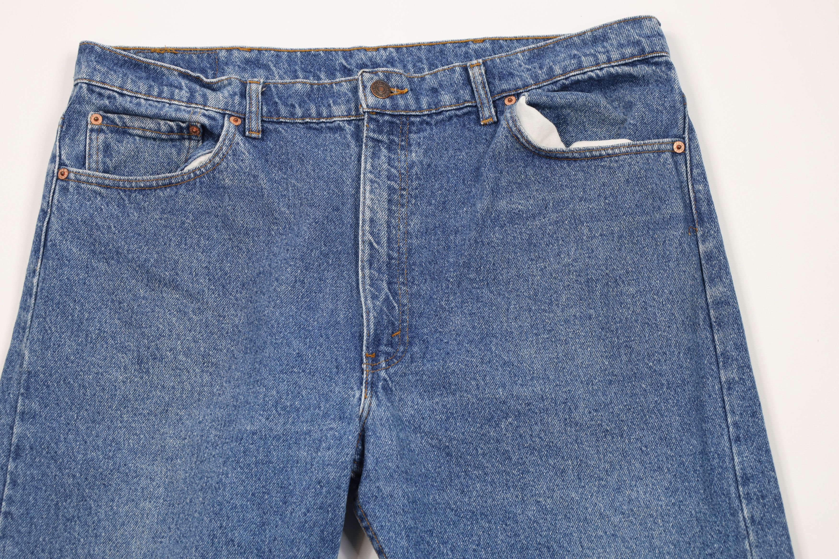 Levi's Vintage 80s 90s Levis 505xx Straight Leg Jeans Blue USA Size US 40 / EU 56 - 2 Thumbnail