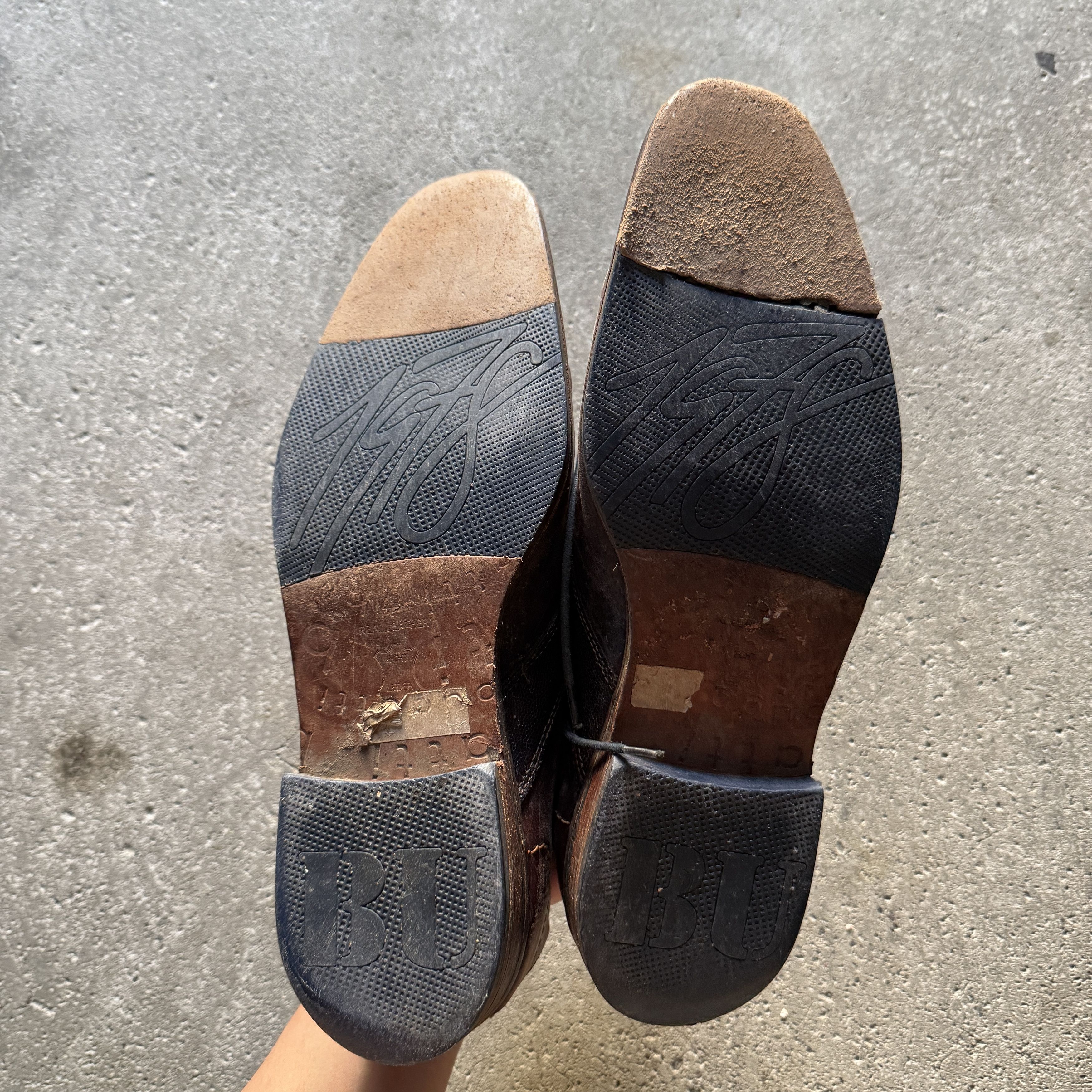 Bugatti vintage distressed faded Bugatti loafer oxford shoes Size US 9.5 / EU 42-43 - 4 Thumbnail