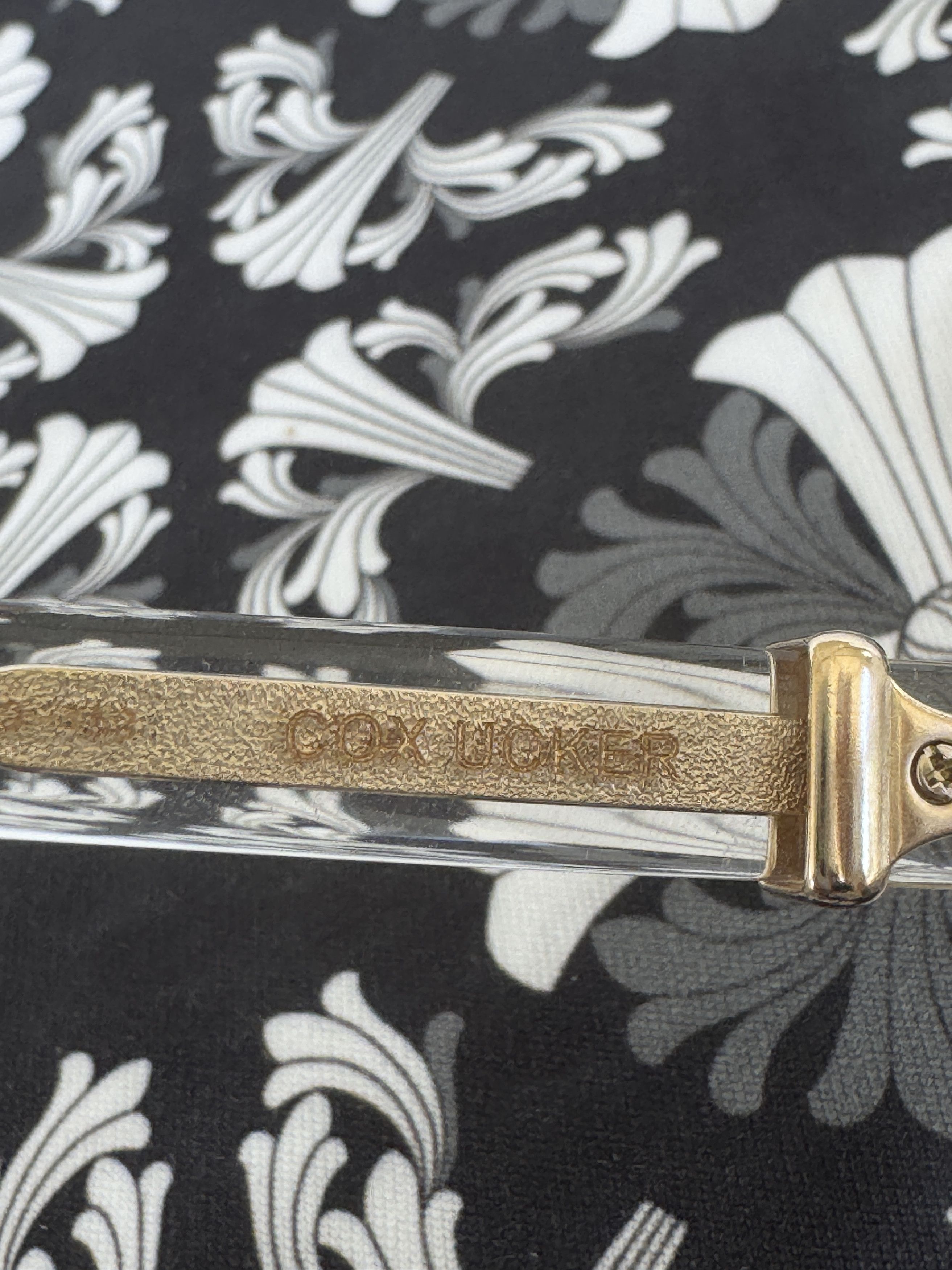 Chrome Hearts CHROME HEARTS COX UCKER GLASSES WITH GOLD HARDWARE Size ONE SIZE - 10 Thumbnail