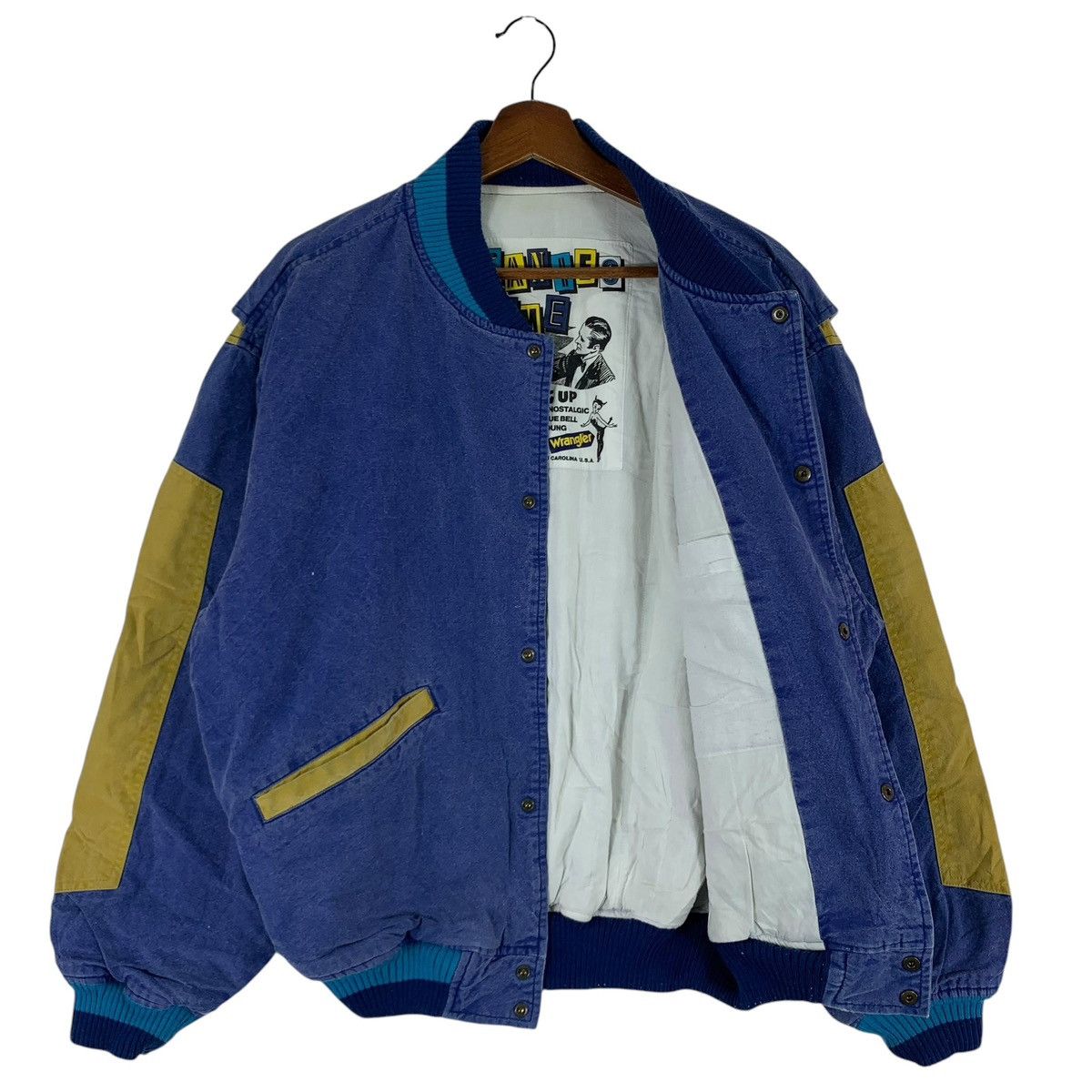 Vintage × Wrangler VINTAGE 350 STUDIO STAFF JEANIES GAMES STAFF BOMBER JACKET Size US L / EU 52-54 / 3 - 5 Thumbnail