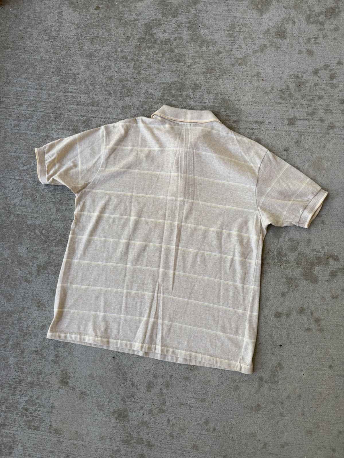 Vintage 80s Made in USA Polo Shirt Striped Button Up Short Sleeve Size US M / EU 48-50 / 2 - 6 Thumbnail