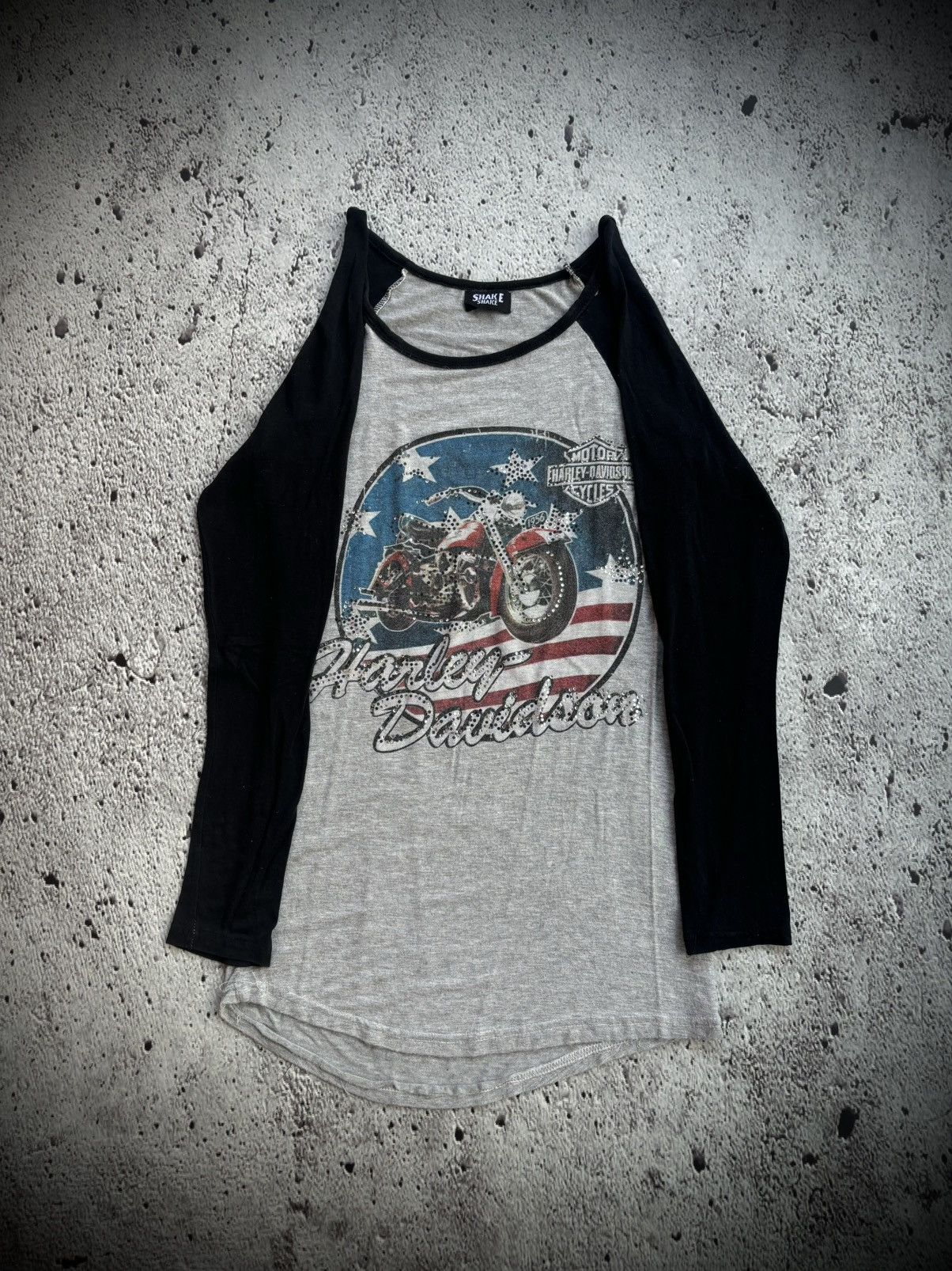 Harley Davidson Harley Davidson Raglan Lognsleeve Size US S / EU 44-46 / 1 - 1 Thumbnail