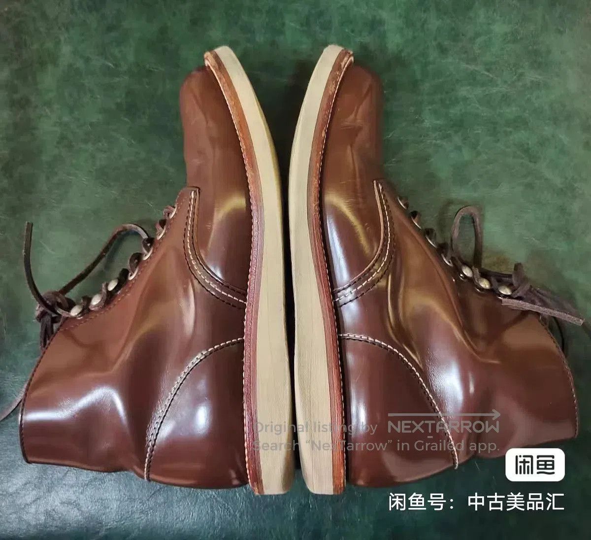The Real McCoy's Real McCoy 1950s Military Work Boots. Size US 8 / EU 41 - 5 Thumbnail