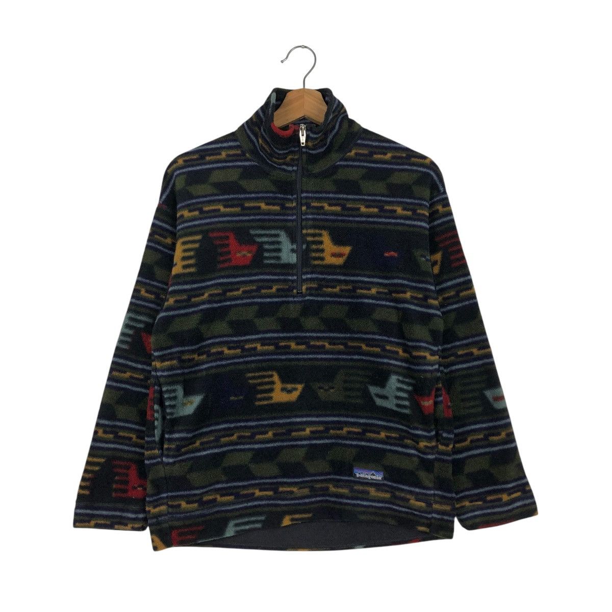 Patagonia VINTAGE PATAGONIA SYNCHILLA P’OP BLUE FALL 1995 HALF ZIPPER Size US XS / EU 42 / 0 - 3 Thumbnail
