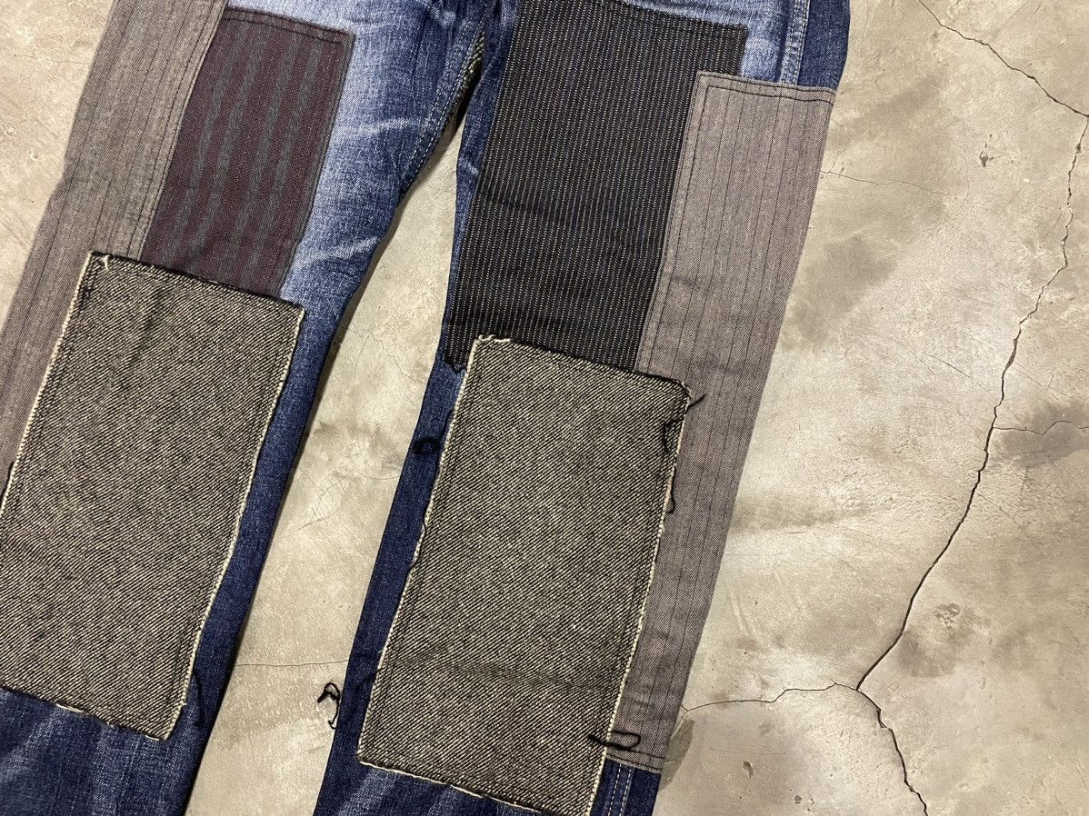 Comme des Garcons × Junya Watanabe Junya watanabe - CDG - F/W 13 - Patchwork Denim Size US 33 - 4 Thumbnail