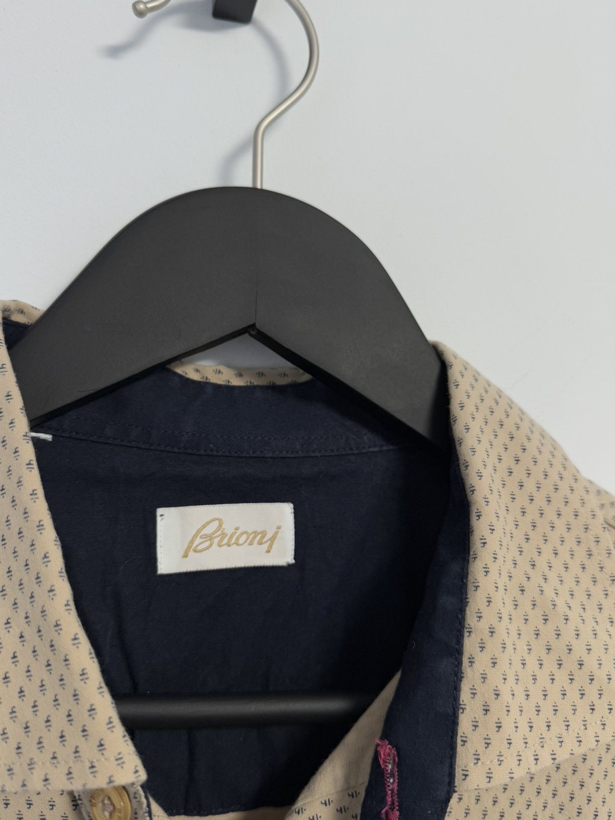 Brioni Brioni Button Up Shirt Luxury Size US S / EU 44-46 / 1 - 7 Thumbnail