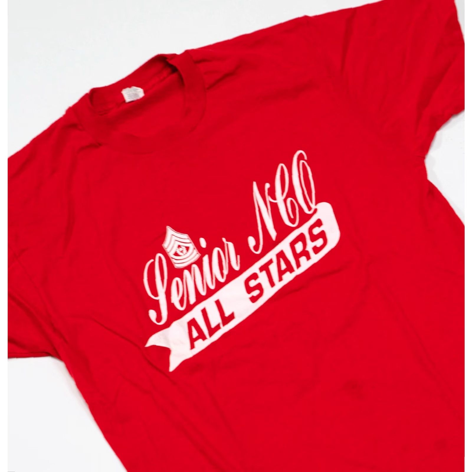 Vintage VINTAGE Screen Stars T-Shirt Shirt Mens XL Red 80s Army USA 21x27 Short Sleeve Crew Neck Logo Size US XL / EU 56 / 4 - 2 Thumbnail