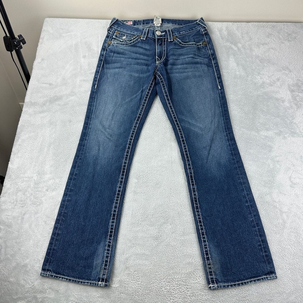 True Religion True Religion Ricky Big T Blue Denim Pants Men’s Size 32 Ma Size US 34 / EU 50 - 7 Thumbnail