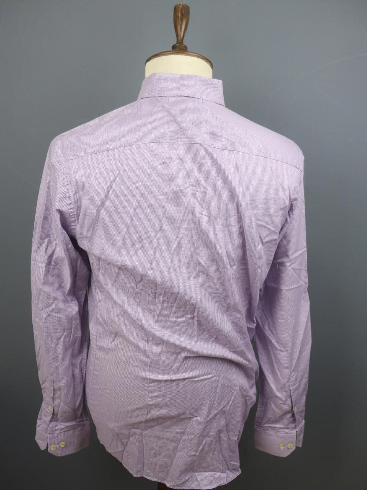 Eton Eton Pink Pinstriped 100% Cotton Dress Shirt Size 42 Size 38R - 3 Thumbnail