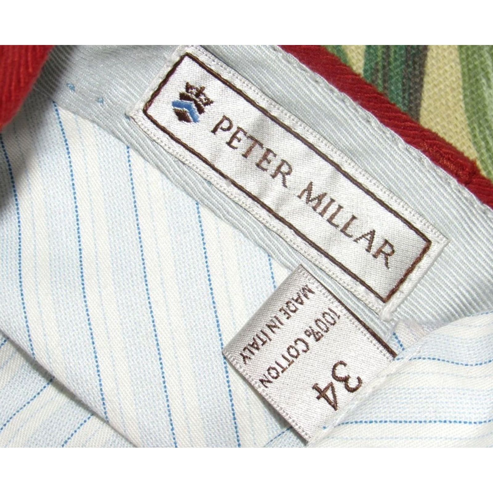 Peter Millar PETER MILLAR Red Flat Front Thin Wale Corduroy Pants 34 x 28 Mens Chino Pants Red 34 Inseam 28 Size US 34 / EU 50 - 5 Thumbnail