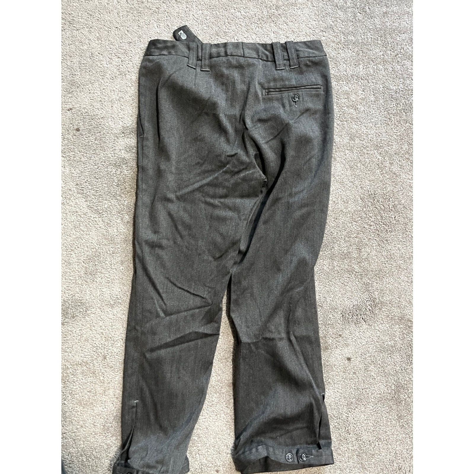 H&M VINTAGE H&M Dress Capri Pants Women 4 Gray Capris Cropped Pants Womens Size 27" / US 4 / IT 40 - 3 Thumbnail