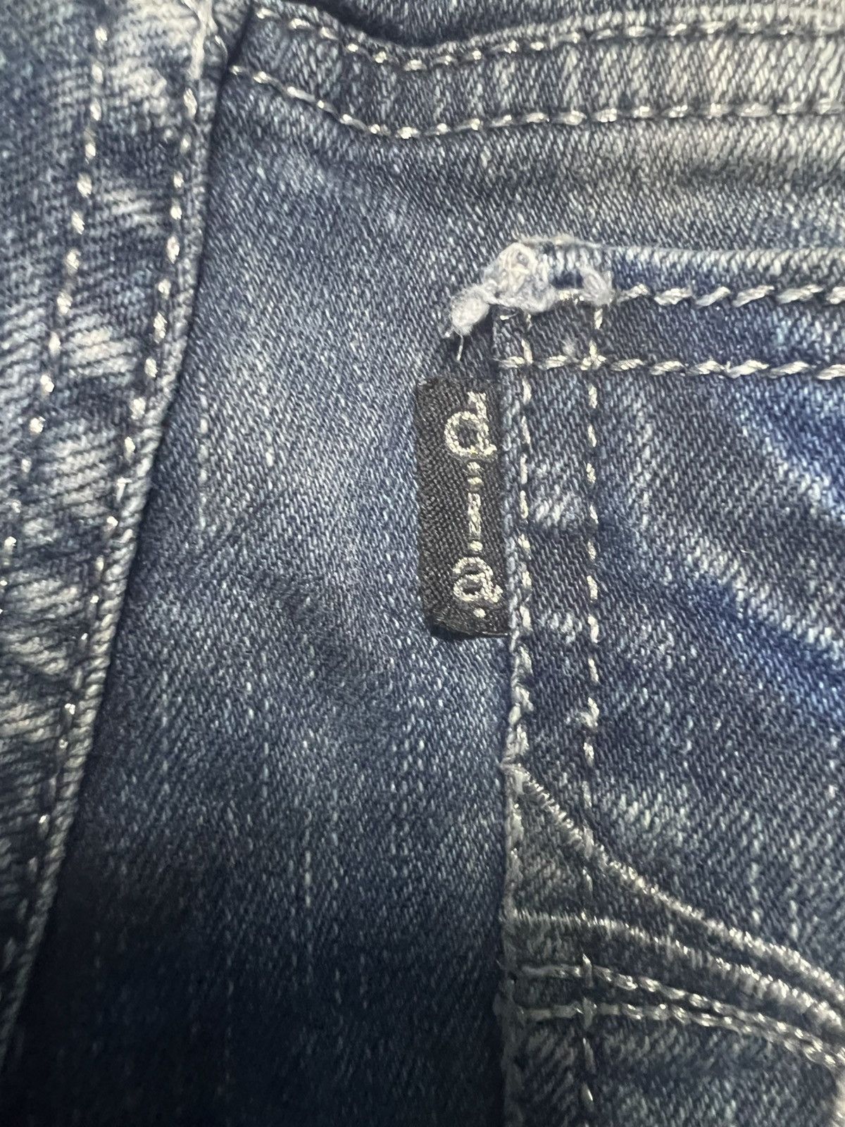 Japanese Brand d.i.a. Ripped Distressed Skinny Jeans Korean Streetwear (42) Size 26" / US 2 / IT 38 - 15 Thumbnail