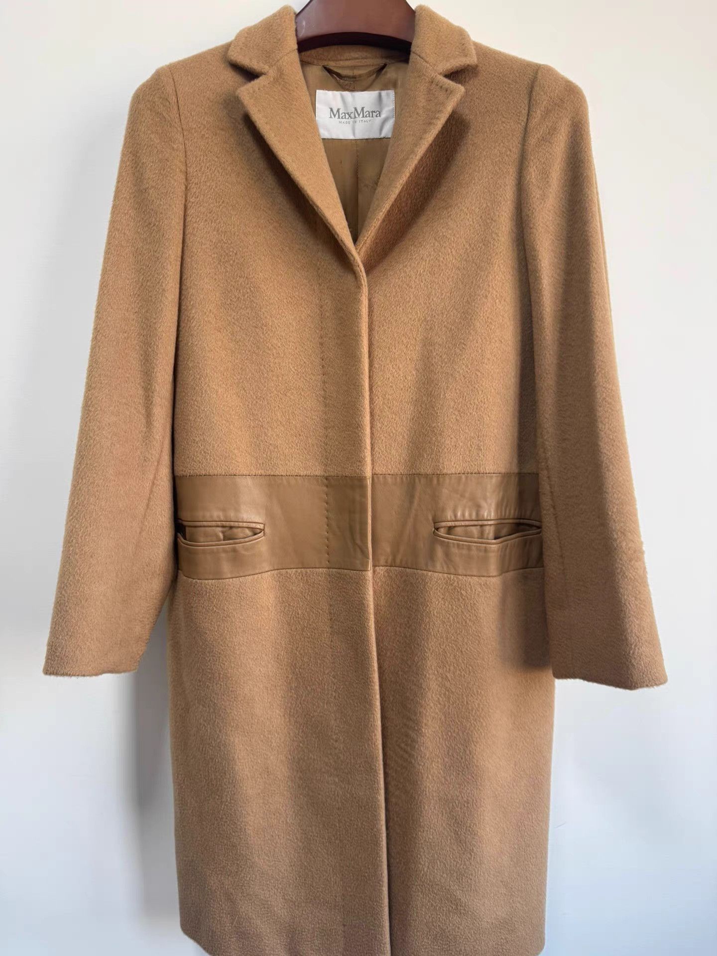 Max Mara MaxMara Camel Hair Long Coat K13 Size S / US 4 / IT 40 - 1 Thumbnail