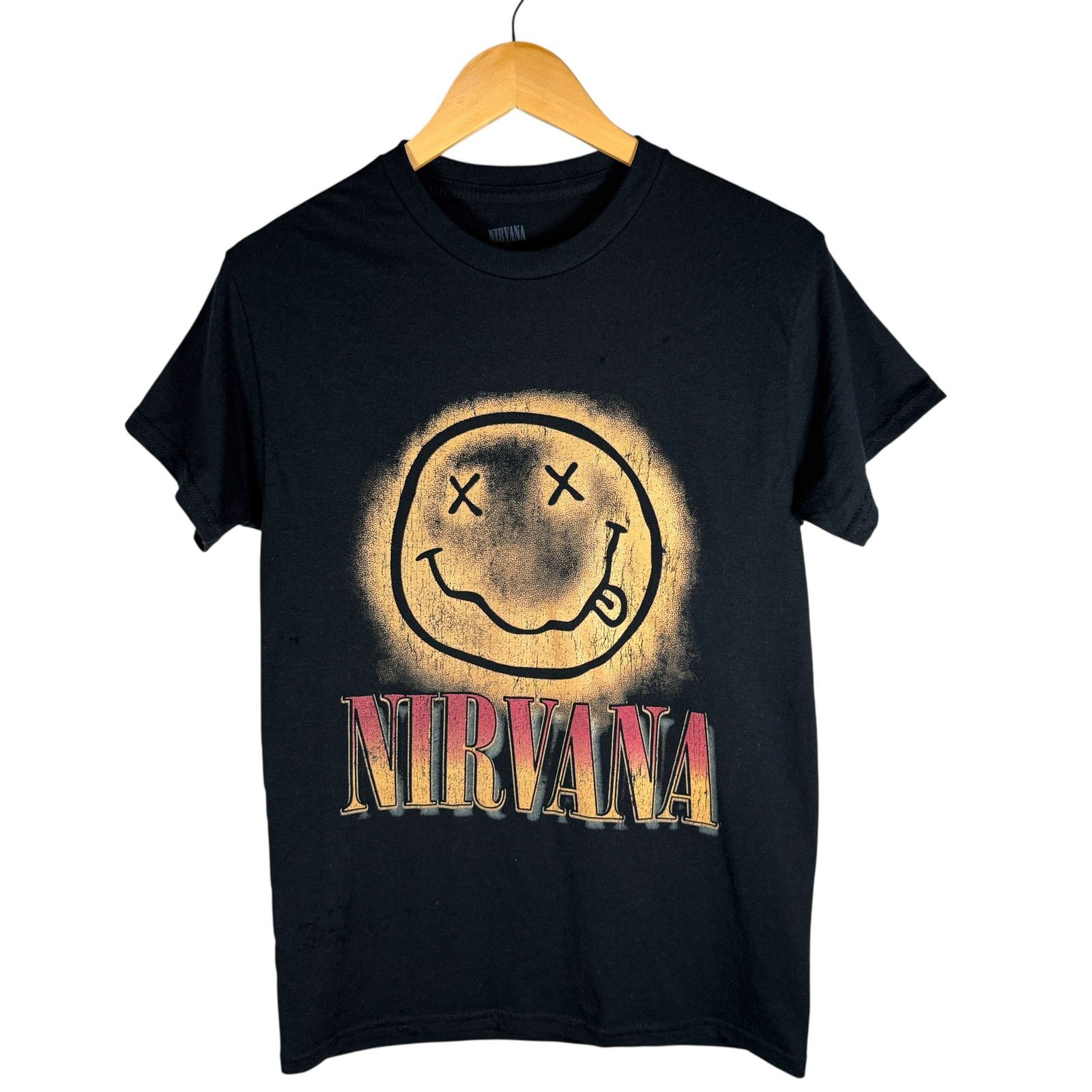 Nirvana Nirvana Official Merch Drippy Smiley T-shirt Men’s S - Rock Size US S / EU 44-46 / 1 - 1 Thumbnail