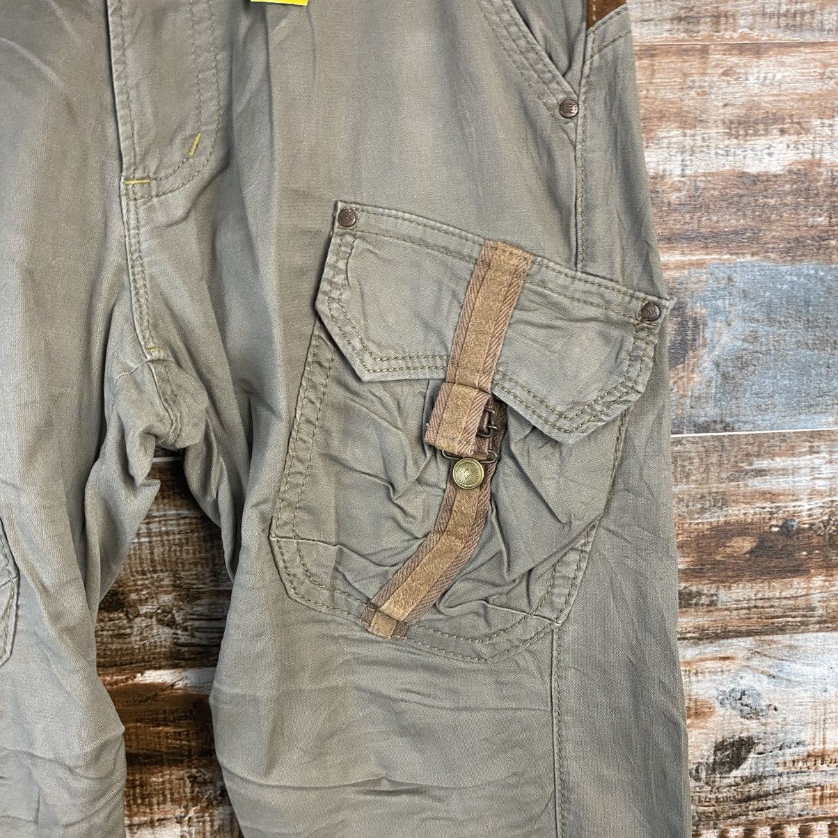 Japanese Brand DL Edwin Green Cargo Multipocket Pants #C971 Size US 32 / EU 48 - 9 Thumbnail