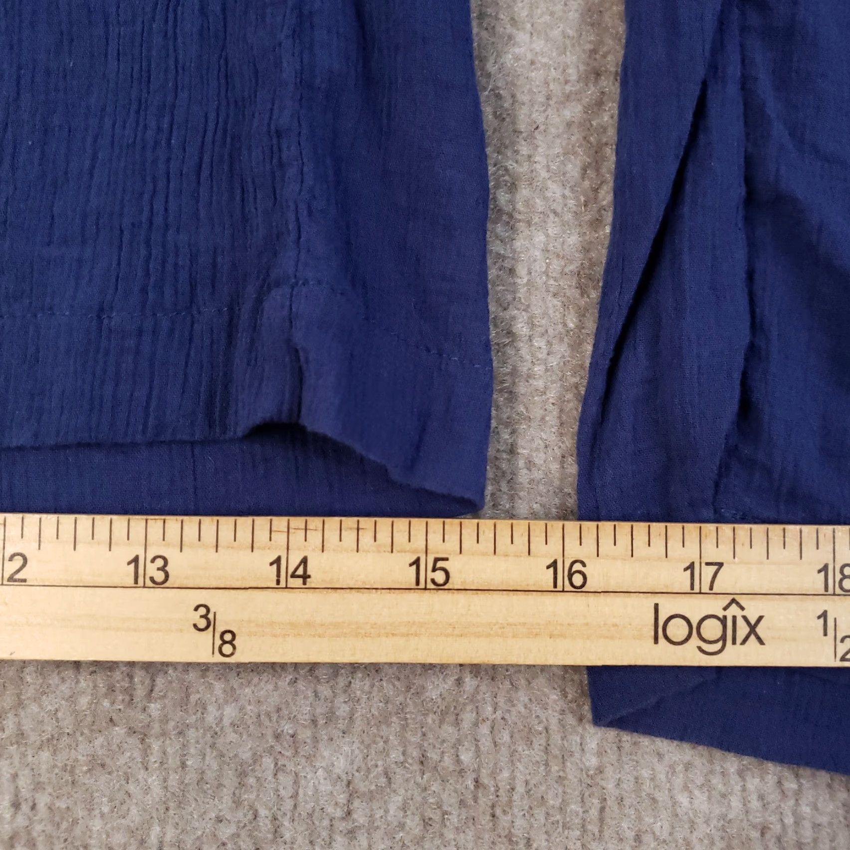 Mara Hoffman Mara Hoffman Swim Jumpsuit Womens Small Blue Organic Cotton Sleeveless Wide Leg Beach Bohemian Size 28" / US 6 / IT 42 - 4 Thumbnail